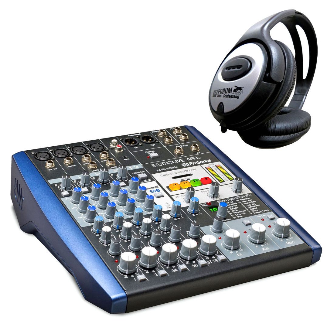 Mischpult Presonus StudioLive AR8c Mischpult mit Kopfhörer