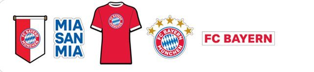 Crocs Schuhanstecker Jibbitz™ FC Bayern Motiven Nicht verschiedenen Spielzeug. Bayern Kinder mit FC (Set, unter 5-tlg., für 3 Jahren geeignet), Kein