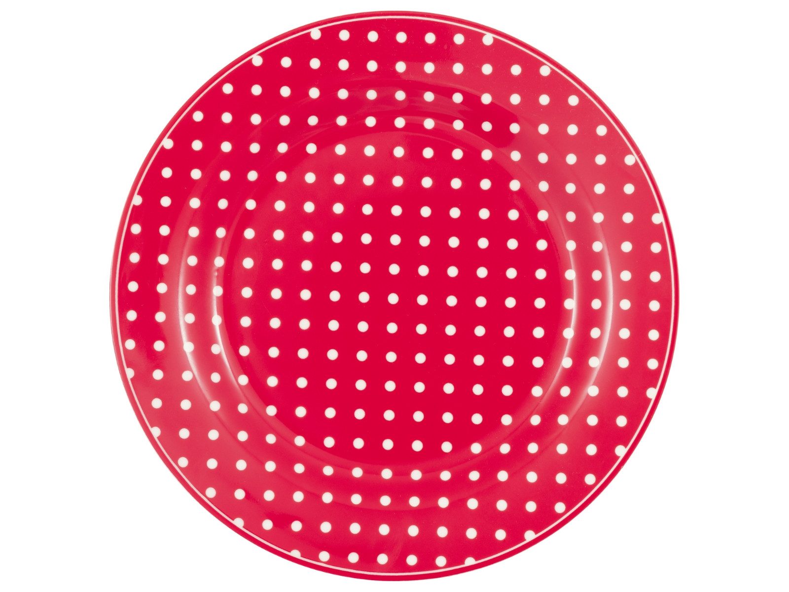 Greengate Frühstücksteller Dotty Frühstücksteller red 20,2cm