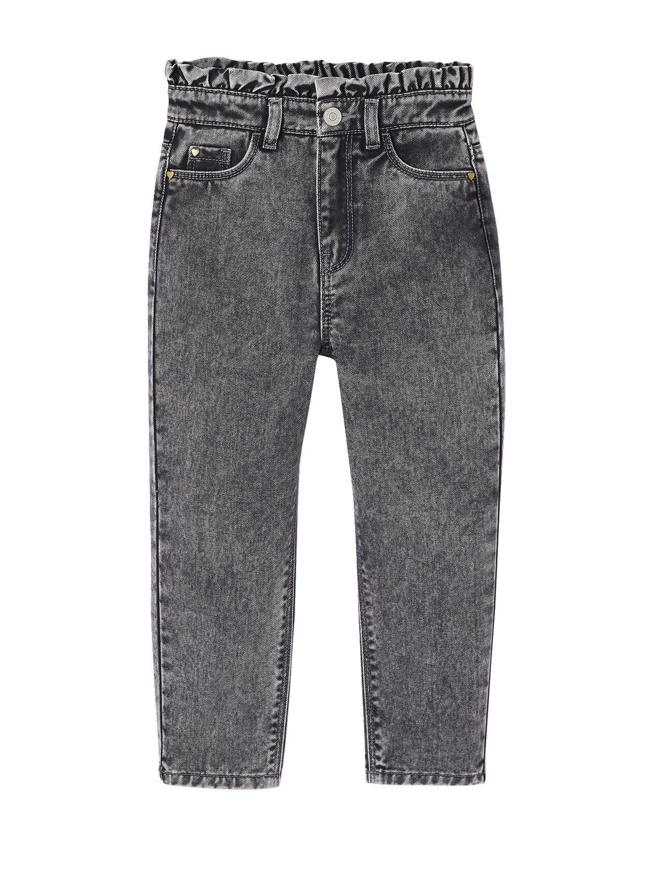 vertbaudet 7/8-Caprijeans Mädchen Mom-fit-Jeans