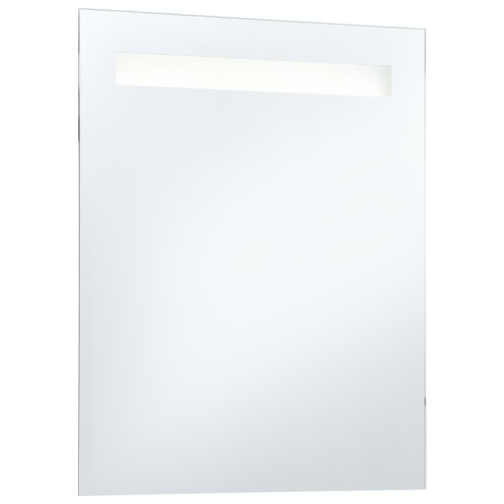 vidaXL Spiegel Badezimmer-Wandspiegel mit LEDs cm 50x60 (1-St)