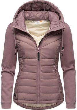 Ragwear Outdoorjacke Sandrra Steppjacke aus modernem Materialmix mit Kapuze