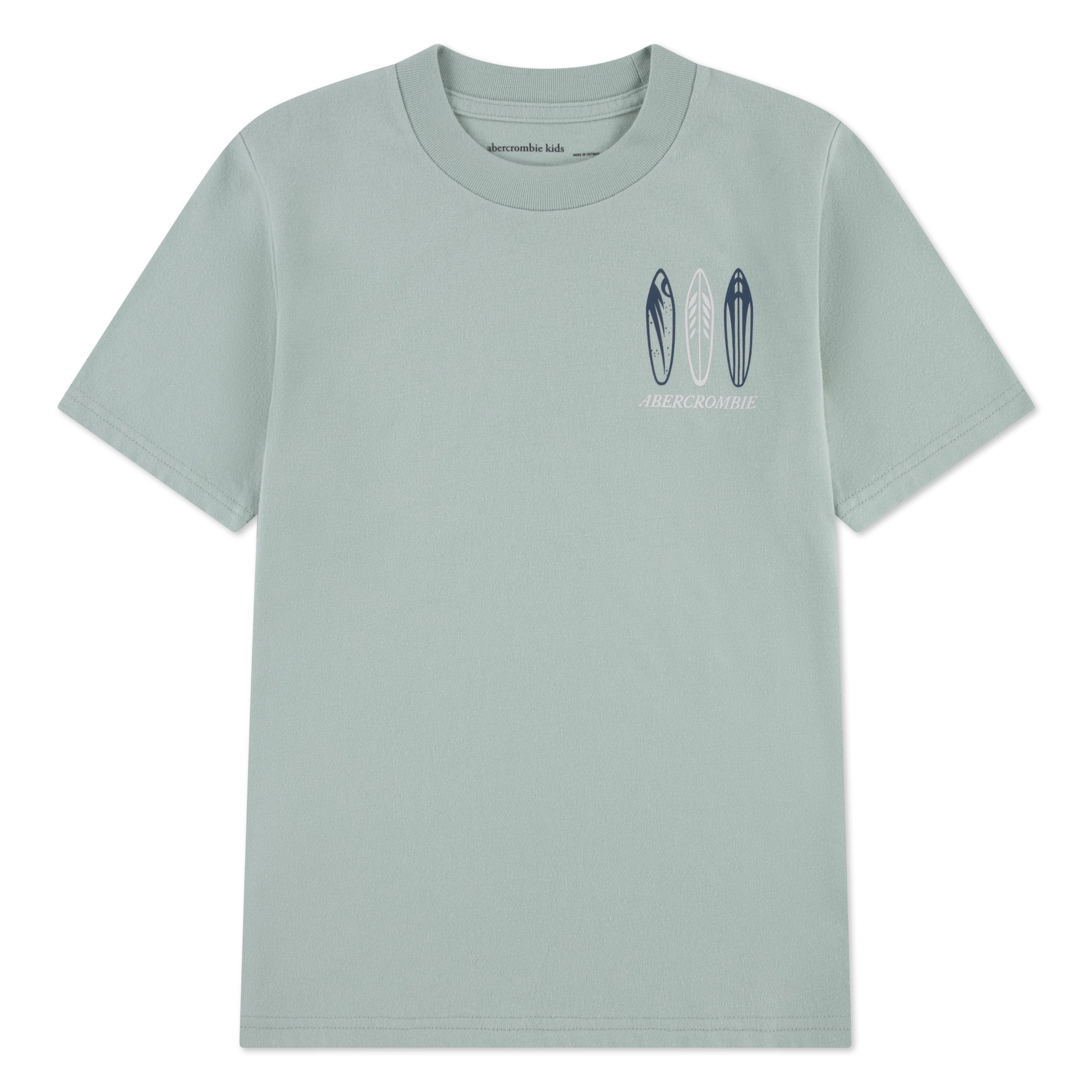 Abercrombie Kids Rundhalsshirt AFB SURFS UP TEE mit großem Rückenprint, für Boys