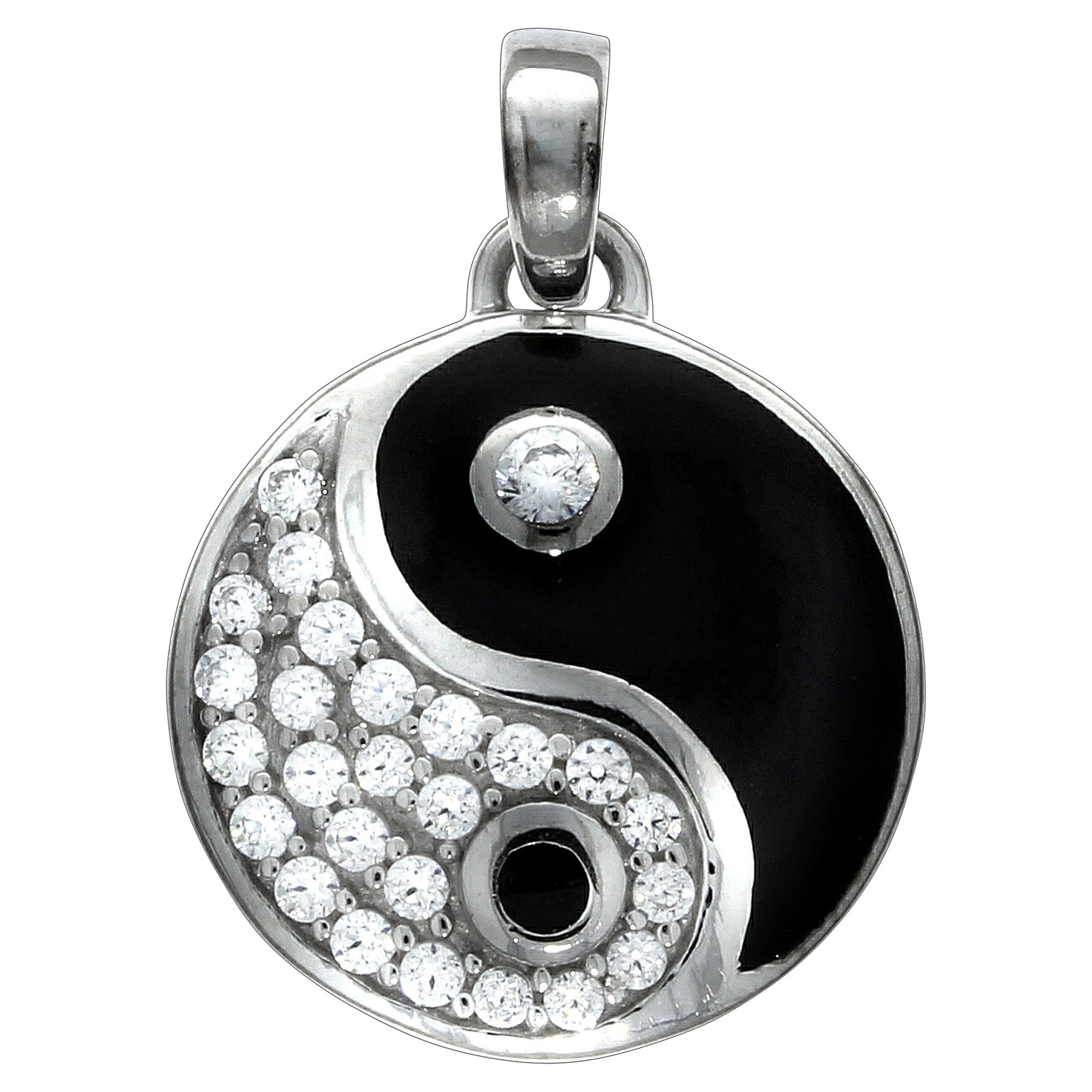 Vivance Kettenanhänger 925/- Sterling Silber Ying Yang