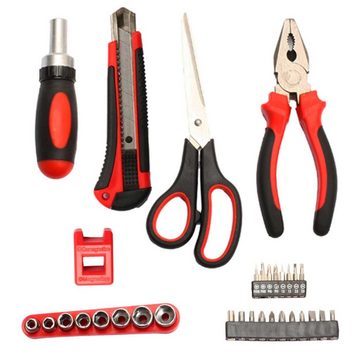 SCHMIDT security tools Werkzeugset Set TS-32 Handwerkzeug Box 32-teilig Werkzeugkoffer Werkzeugsatz