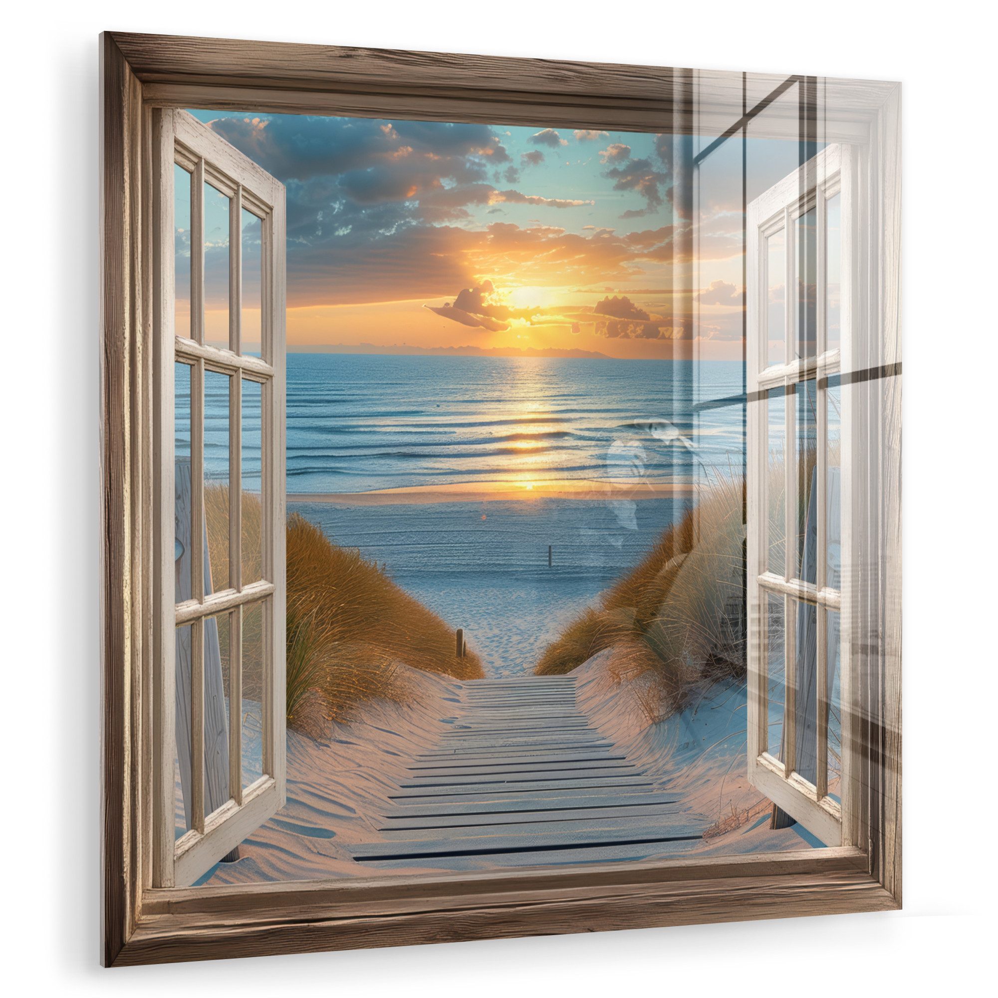 MuchoWow Acrylglasbild Durchblick - Strand - günstig online kaufen