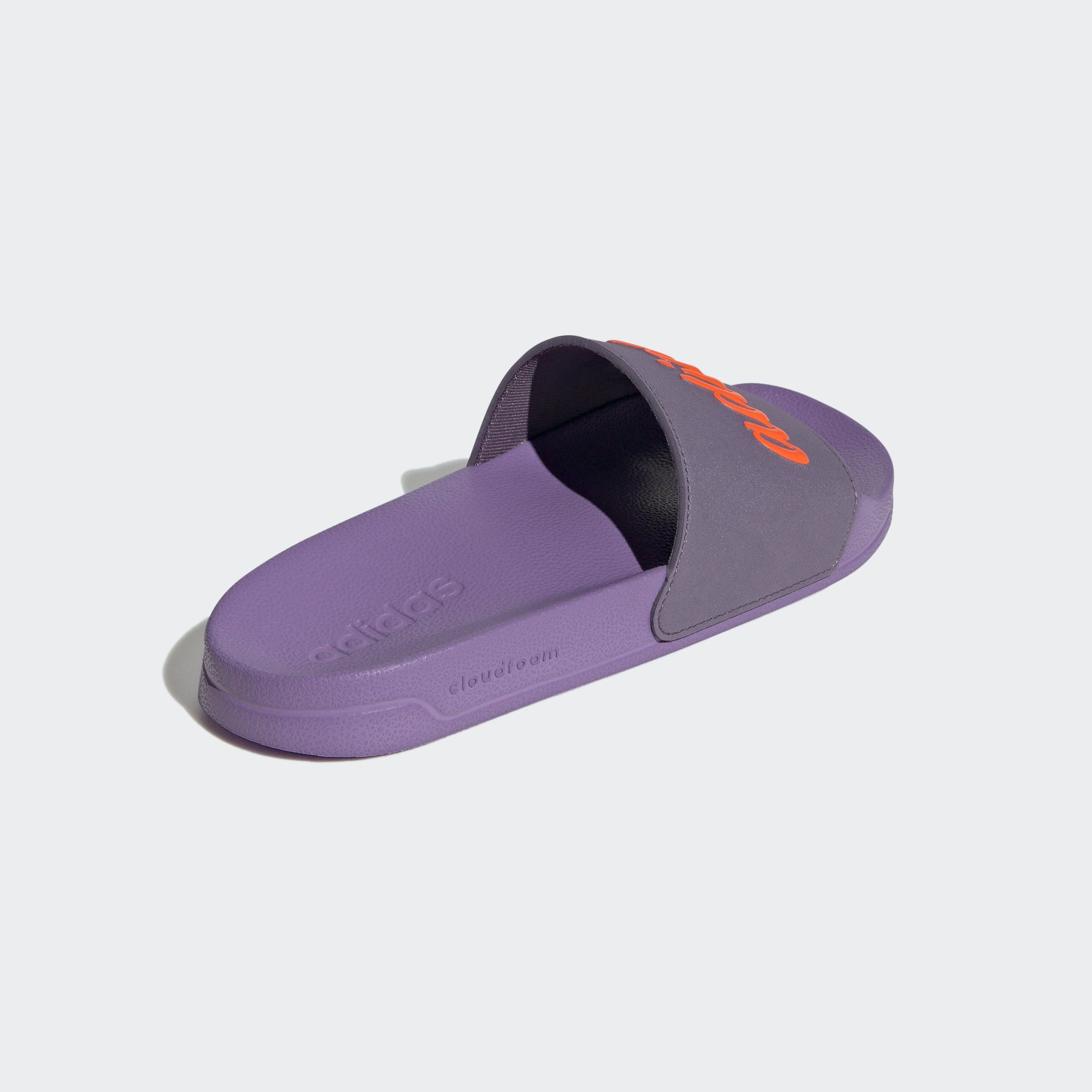 Orange Impact adidas Sportswear Violet Shadow / ADILETTE SHOWER Fusion / Badesandale Violet
