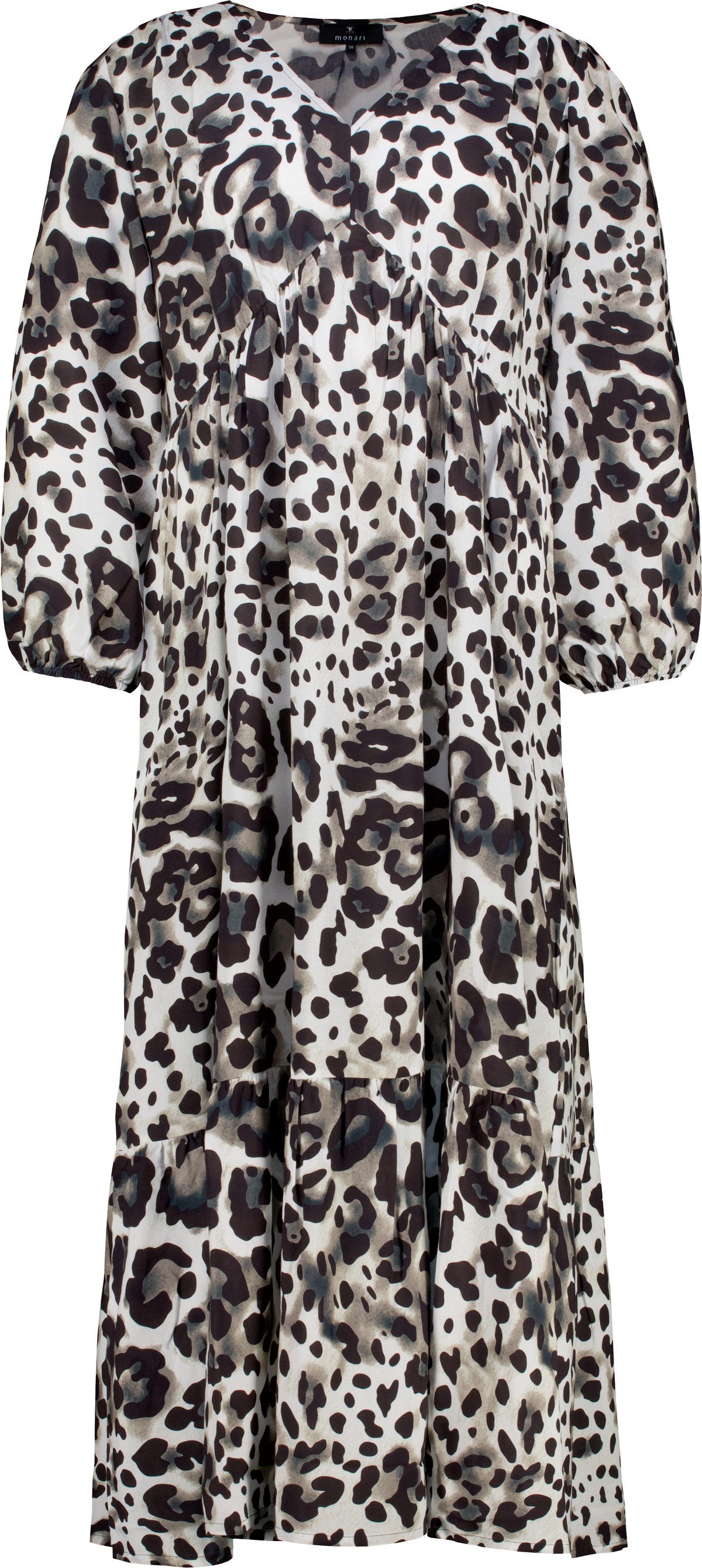 Monari Maxikleid Kleid Leodruck allover Regular fit mit Leomuster – Bild 5 von 5