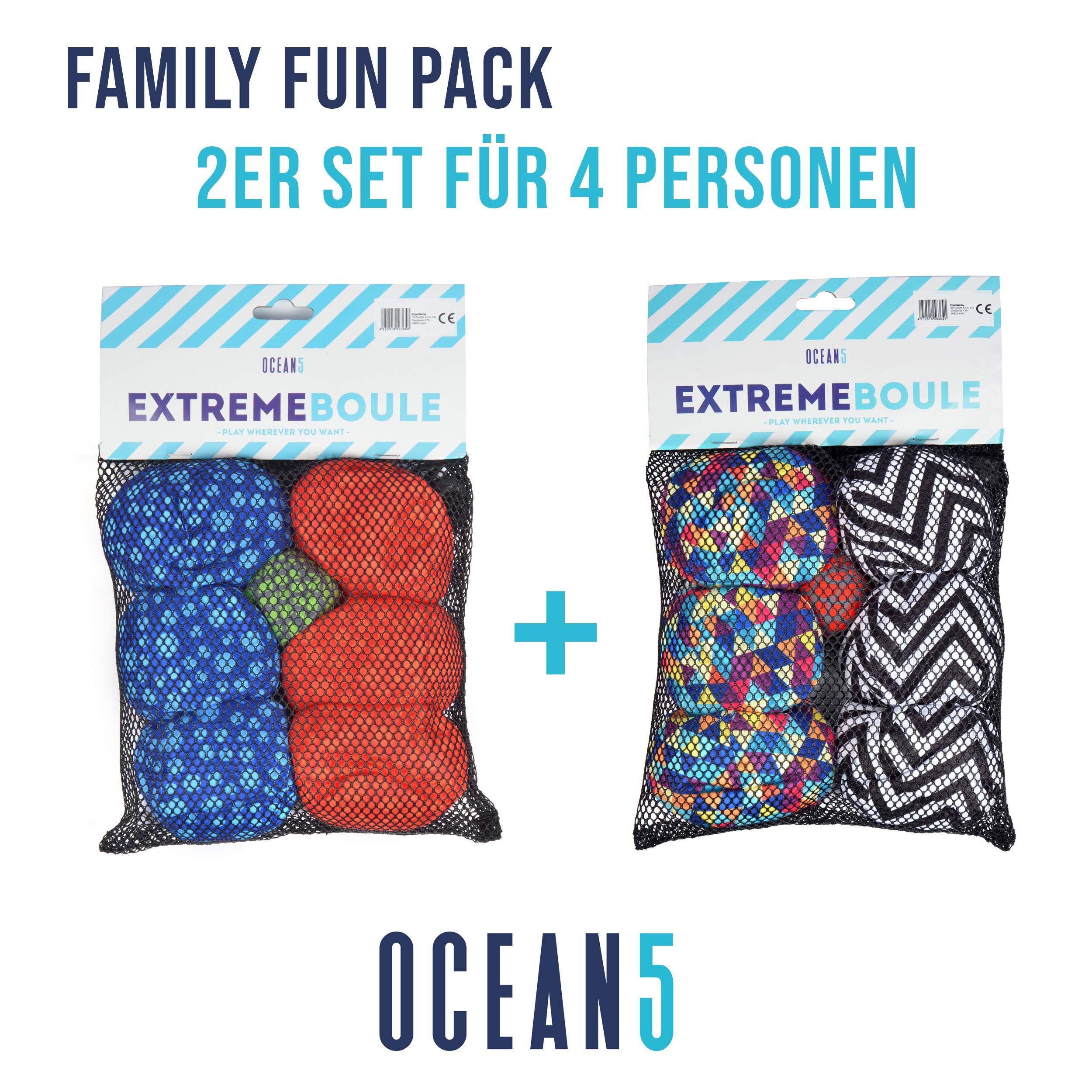 Ocean5 Spiel Soft Boccia Extreme Boule, Familienspiel