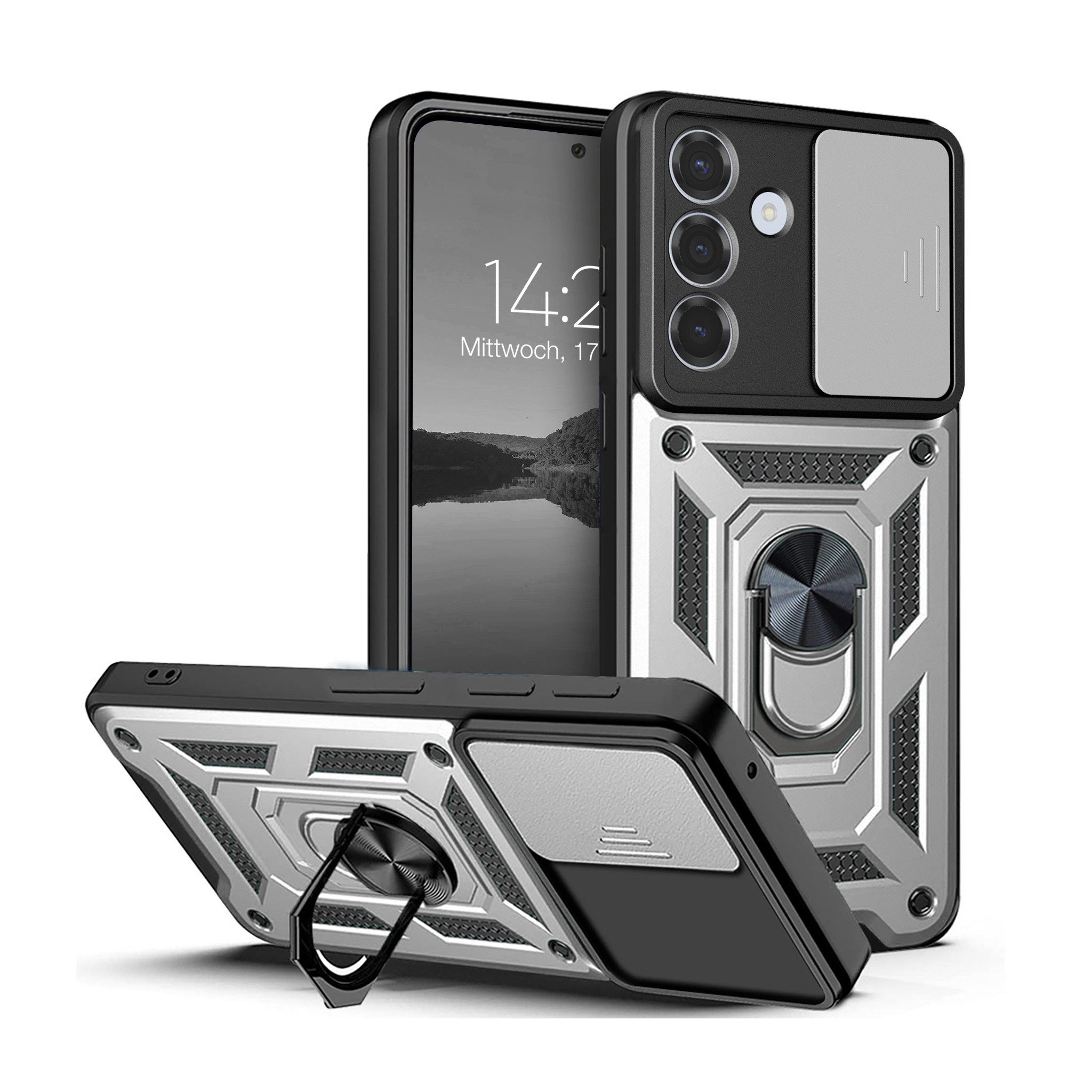 Tec-Expert Handyhülle Outdoor Cover Hülle für Samsung Galaxy S26, Premium Hülle mit Kameraschutz aus verstärktem Polycarbonat