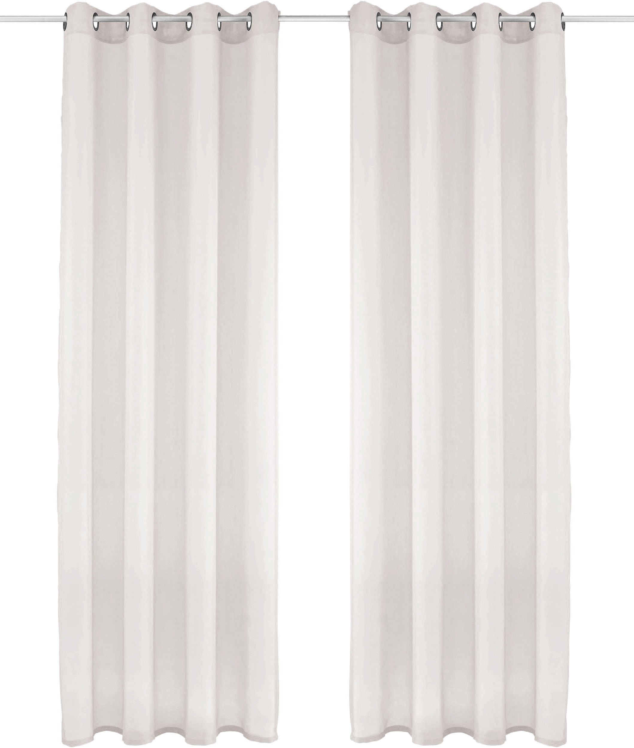 my home Gardine XANA mit Ösen, Kräuselband oder Schlaufen (1 St), Ösen, hal günstig online kaufen