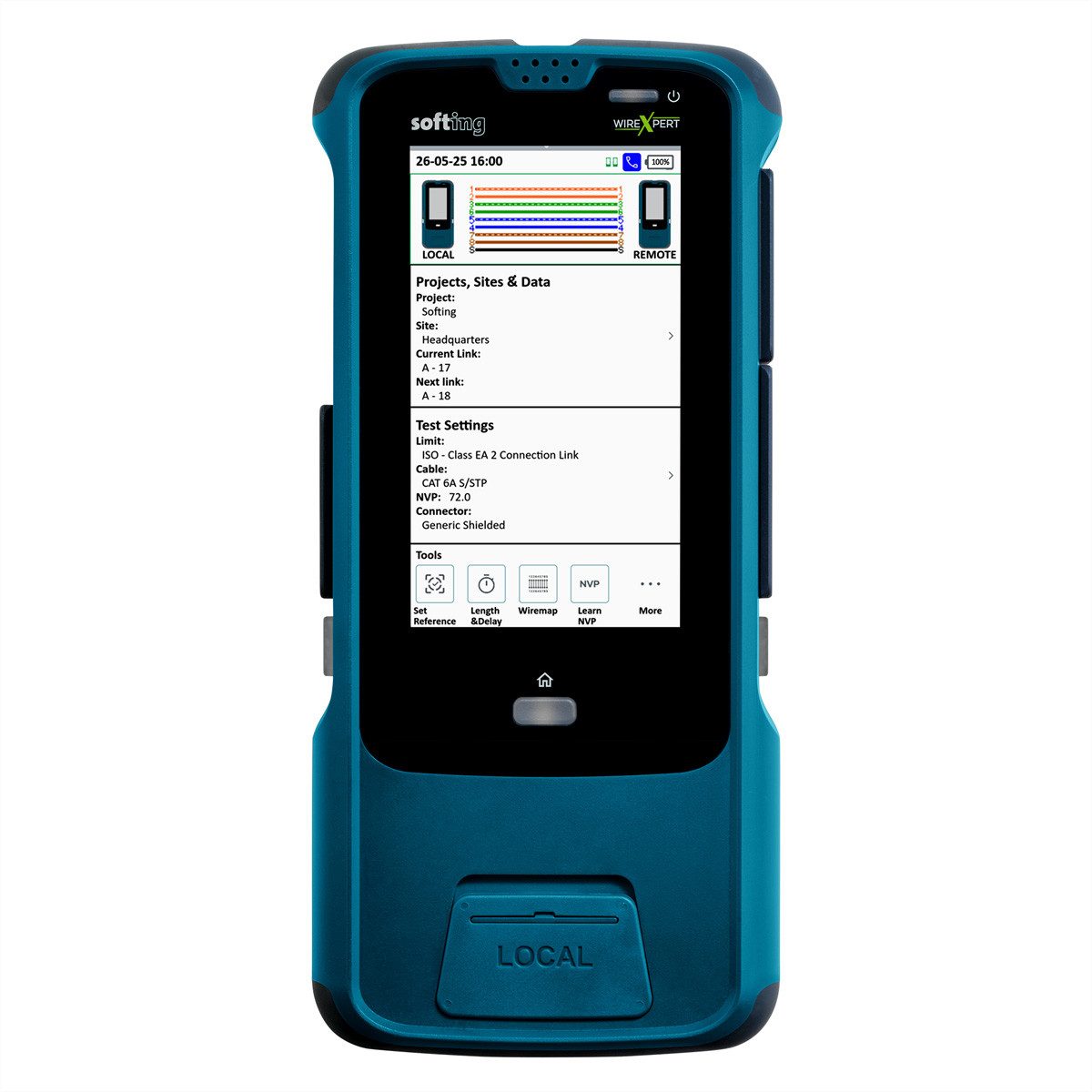Softing WireXpert MP C6A Cable Certifier Netzwerk-Adapter, 230001
