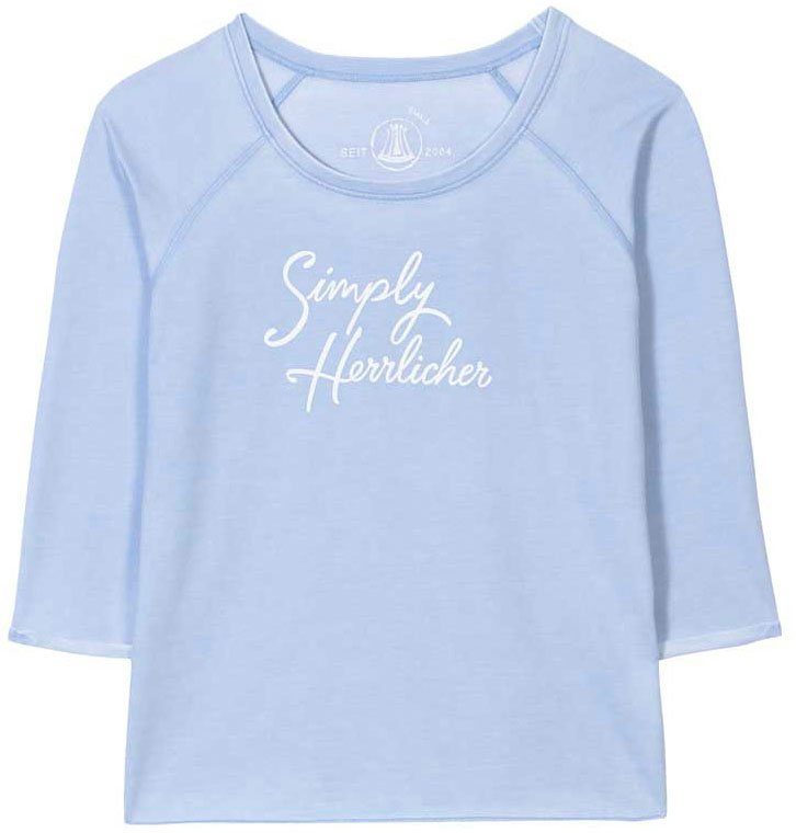 Herrlicher Sweater ANGELIKA mit Logo-Statement Stickerei günstig online kaufen