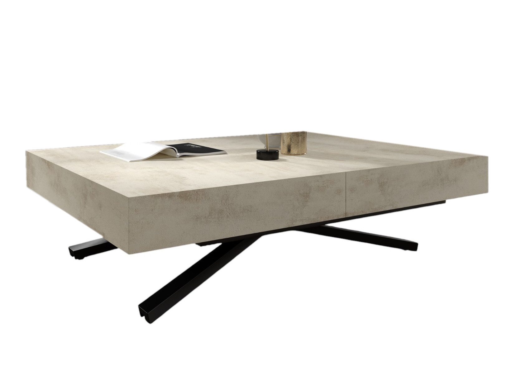 Compleo Couchtisch ausziehbar und höhenverstellbar, Elegant, funktionale Lö günstig online kaufen