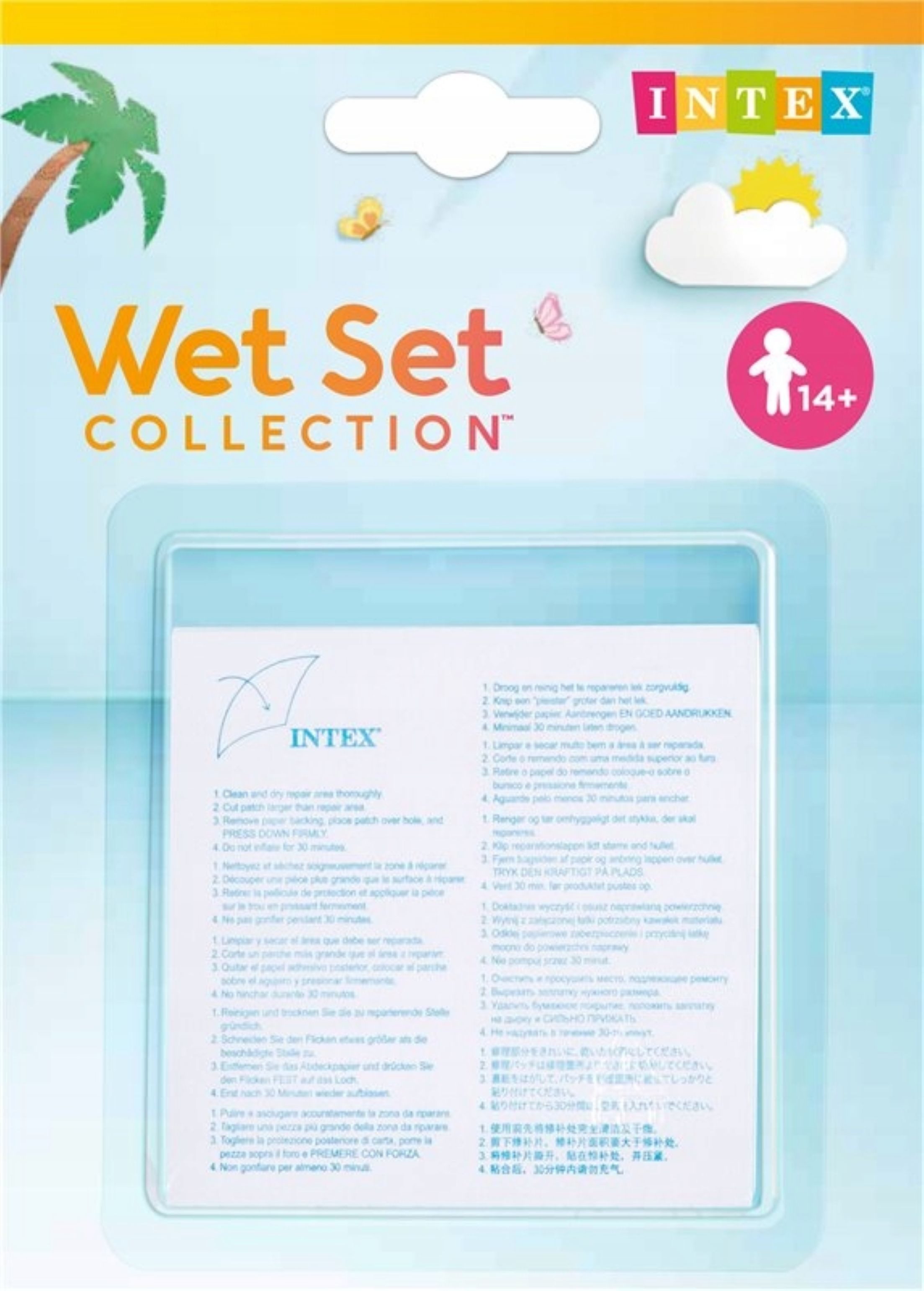 Intex Pool INTEX 59631NP Selbstklebende Reparaturflicken 6er Set 7x7 cm (1-tlg)