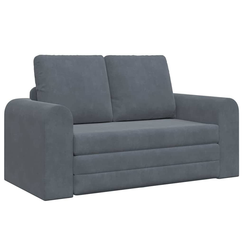 vidaXL Sofa Sofa Bett Dunkelgrau 148 günstig online kaufen