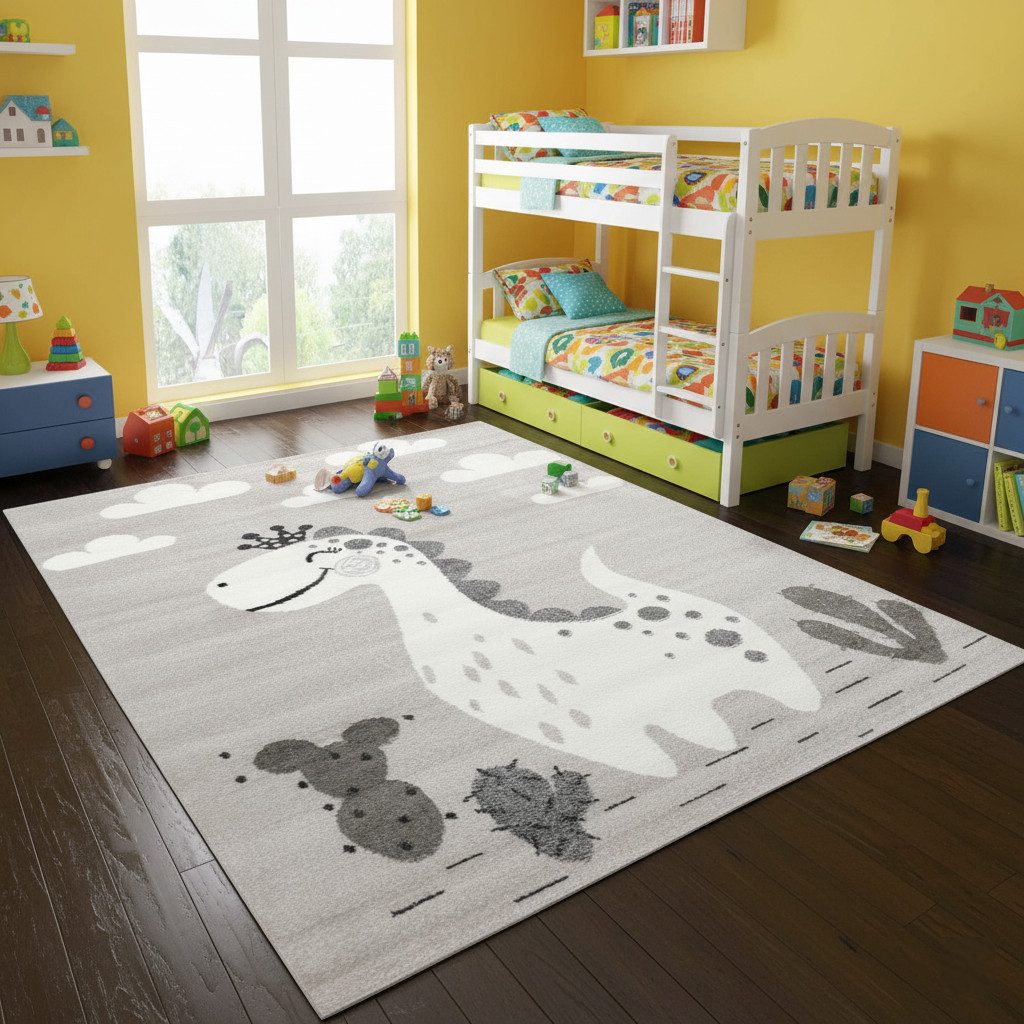 Vimoda Kinderteppich Tiere Design, mit freundlichen Effekt, Rechteckig, Tep günstig online kaufen