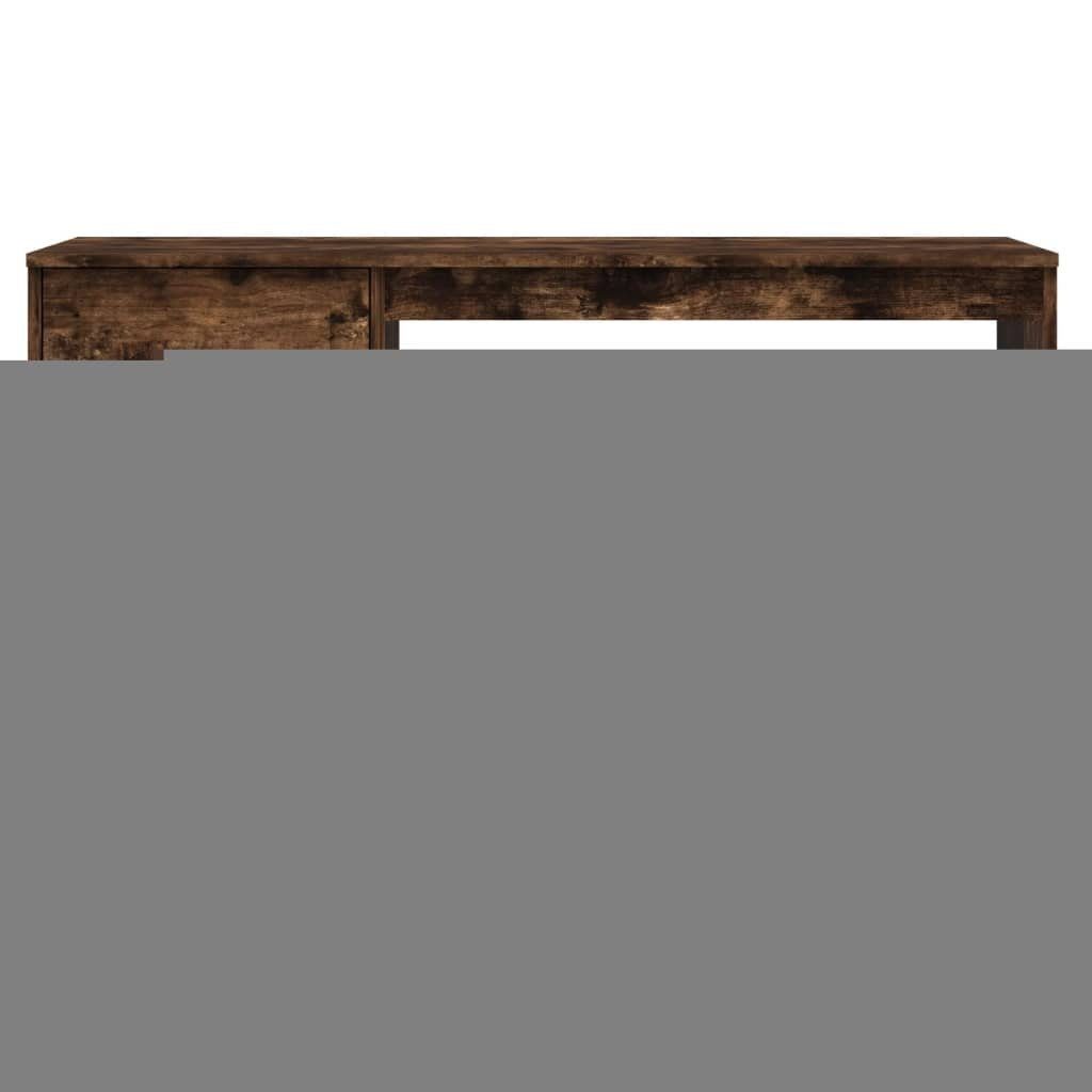 vidaXL Schreibtisch Schreibtisch mit Schublade Räuchereiche | Räuchereiche 115x50x75cm Räuchereiche