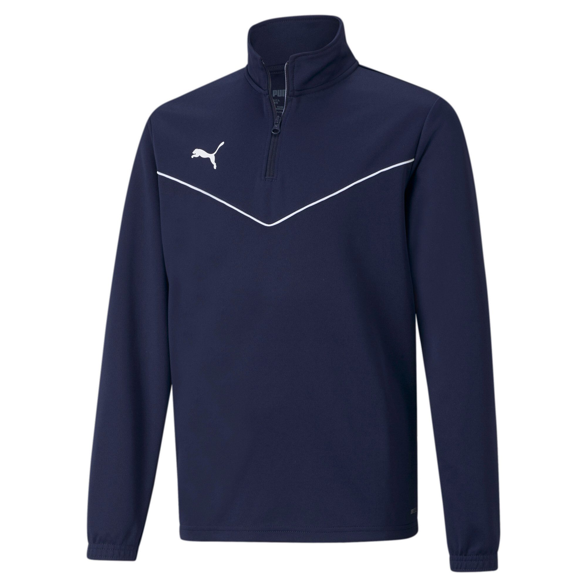 PUMA Langarmshirt TEAMRISE 14 ZIP TOP JR normale Schnittform, Langarm, mit Reißverschluss – Bild 4 von 5