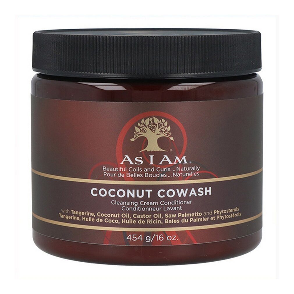 Haarshampoo As I Am Coconut CoWash Cleansing Conditioner, for Coils and Curls 454g