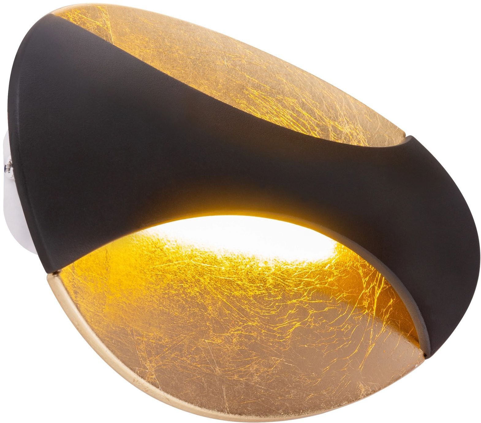 GLOBO LIGHTING Wandleuchte ALEXANDRA, LED fest integriert, Warmweiß, Wandlampe, Wohnbereich, Flur, 300 Kelvin