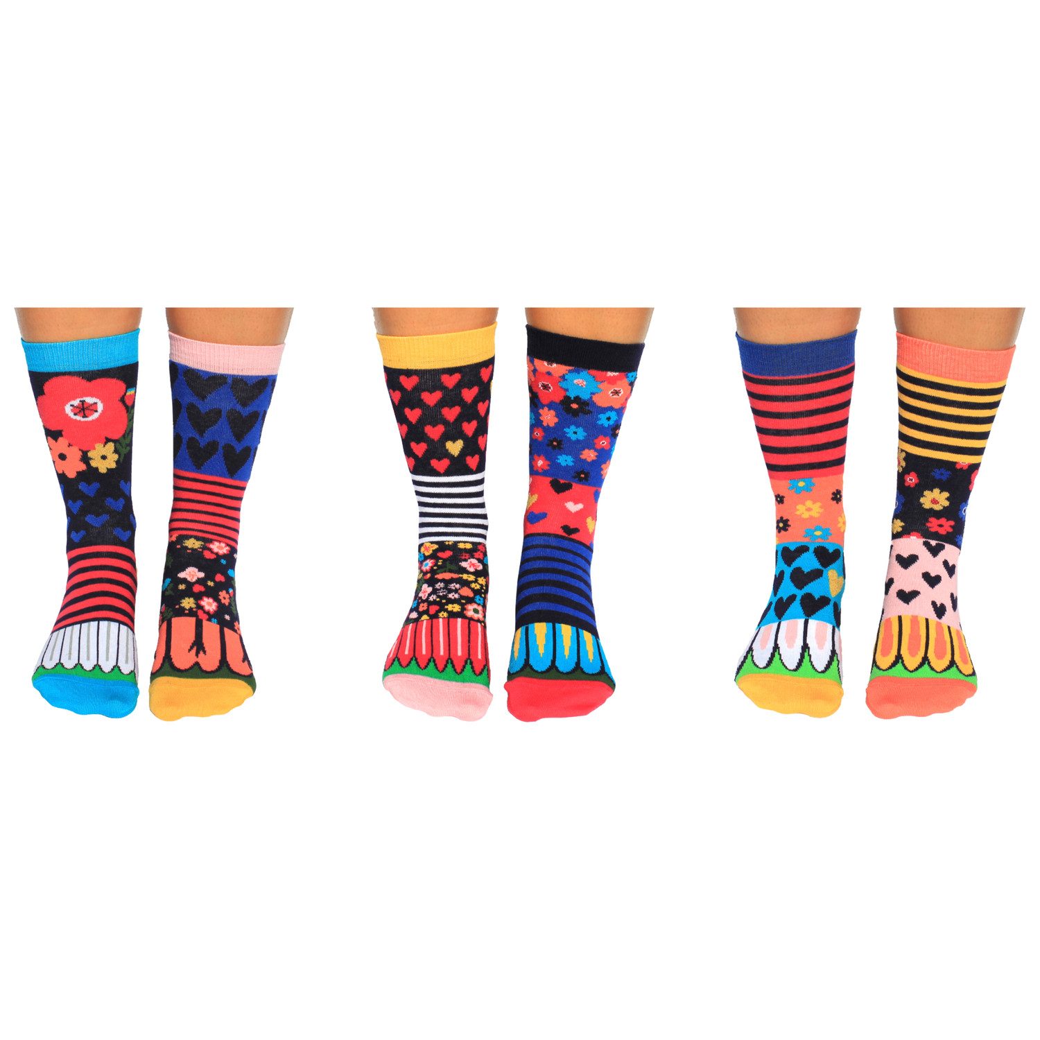 United Oddsocks Freizeitsocken Flower Box Blumen Oddsocks Socken in 37-42 i günstig online kaufen
