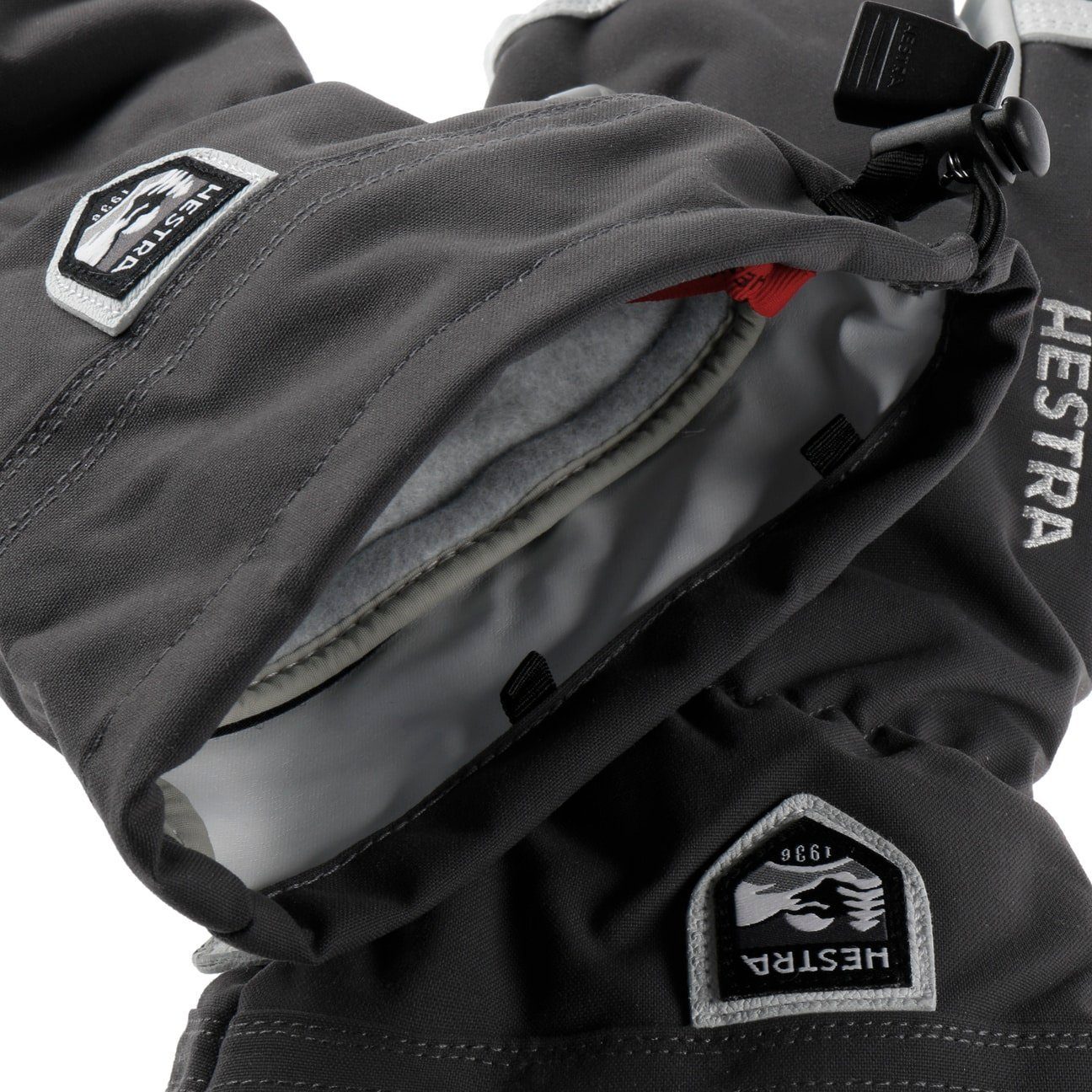 Hestra Skihandschuhe (1-St) Lederhandschuhe mit Futter