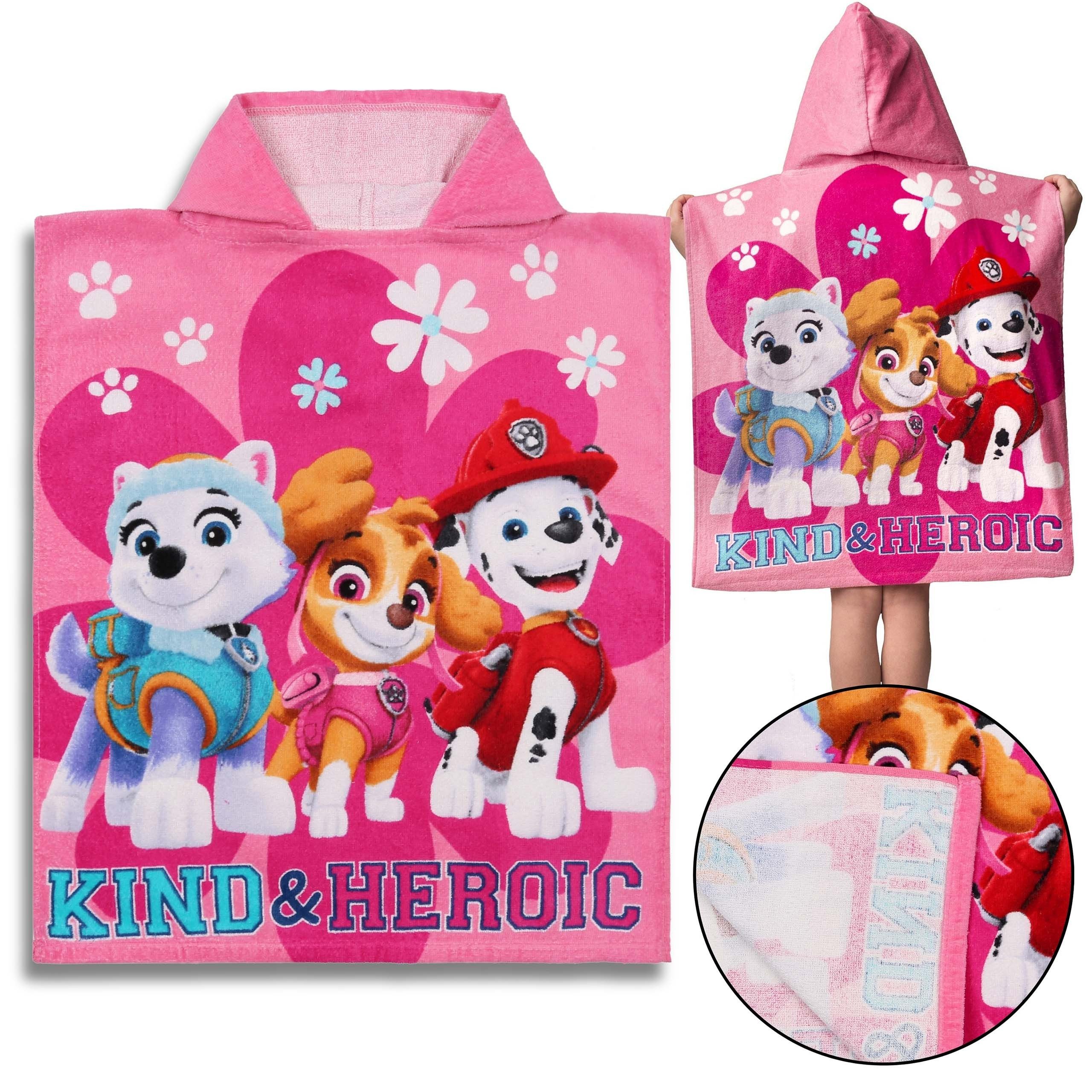 PAW PATROL Badetücher Paw Patrol Kinderbadetuch, für Mädchen 50x115 cm