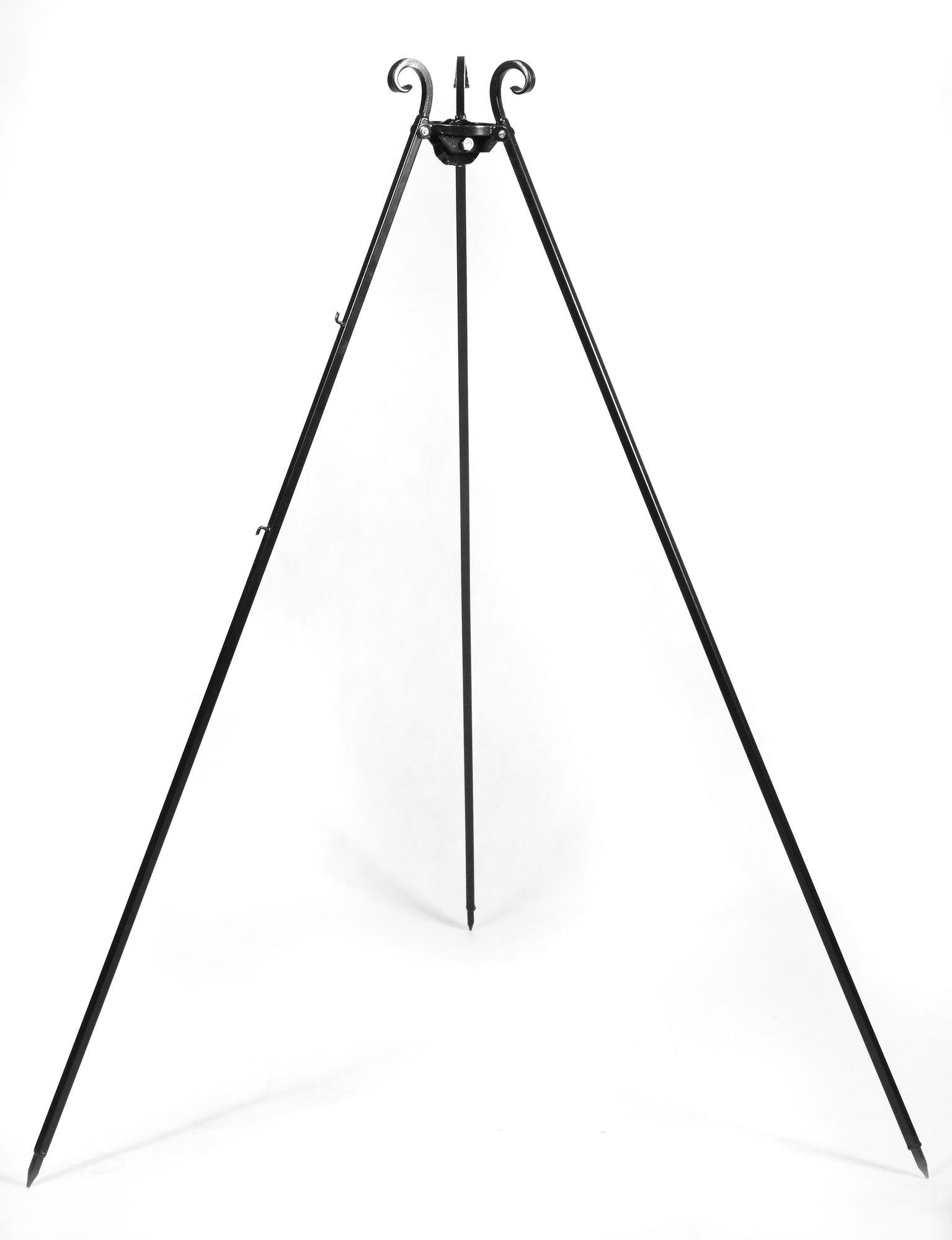 CookKing Schwenkgrill Stahl Dreibein, Dreibein-Gestell für Schwenkgrill, 180 cm