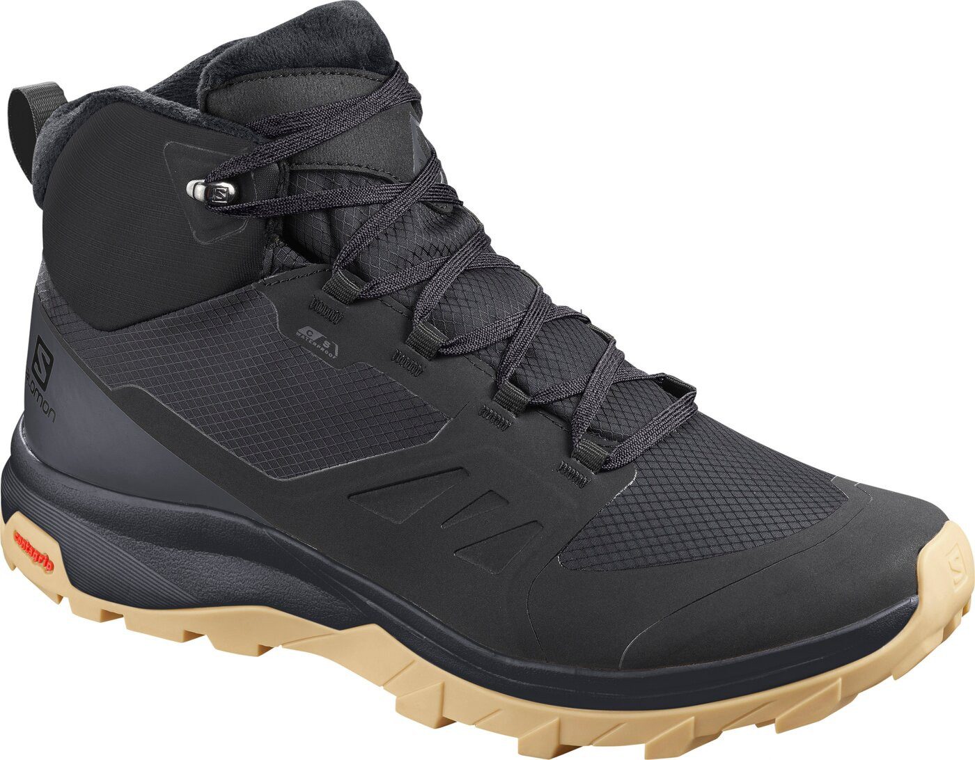 Salomon SALOMON Herren Schuhe OUTsnap CSWP Bk/Ebony Wanderschuh