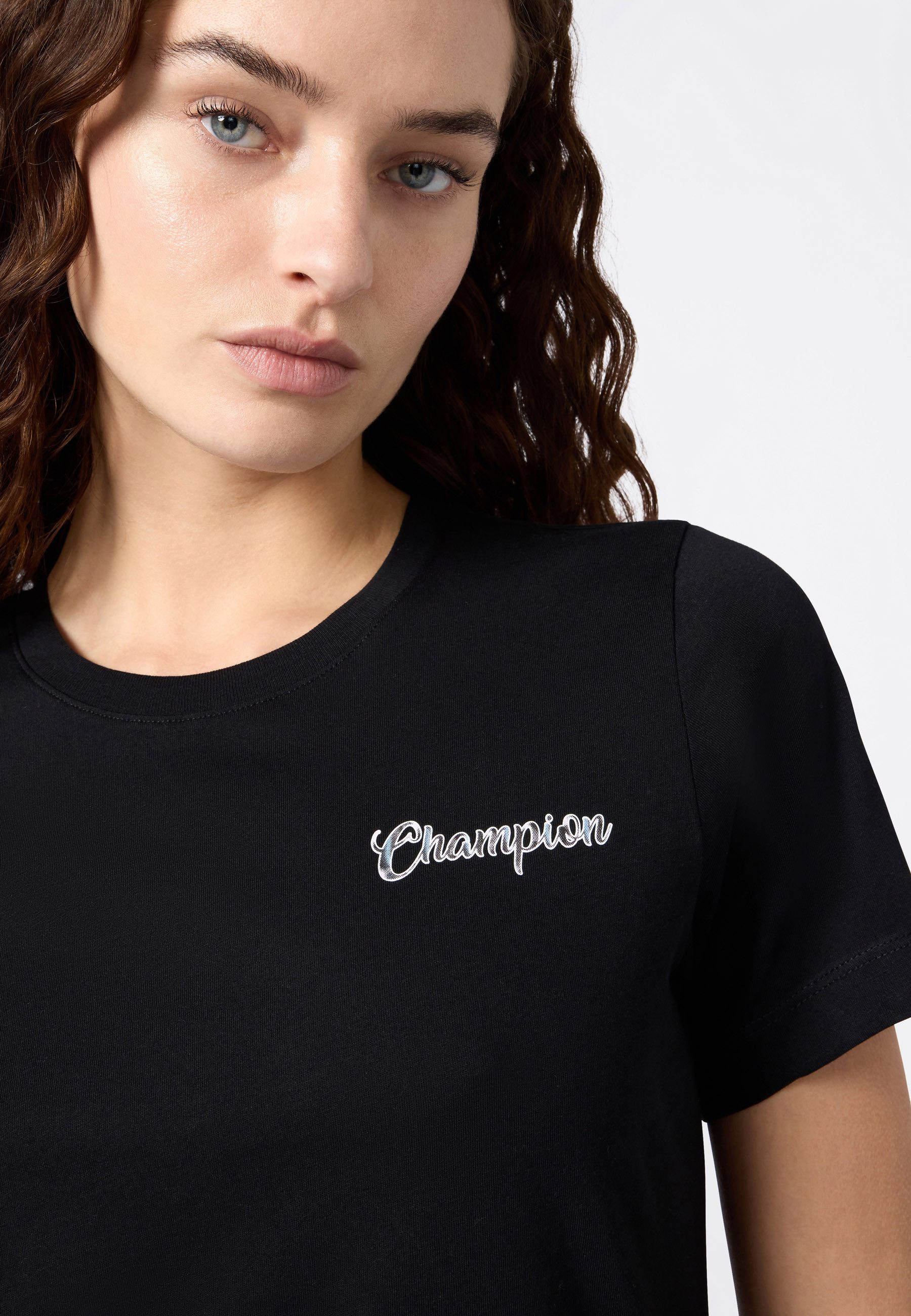 Champion T-Shirt Graphic Crewneck T-Shirt sportlicher Stil, aus Baumwolle, für Erwachsene