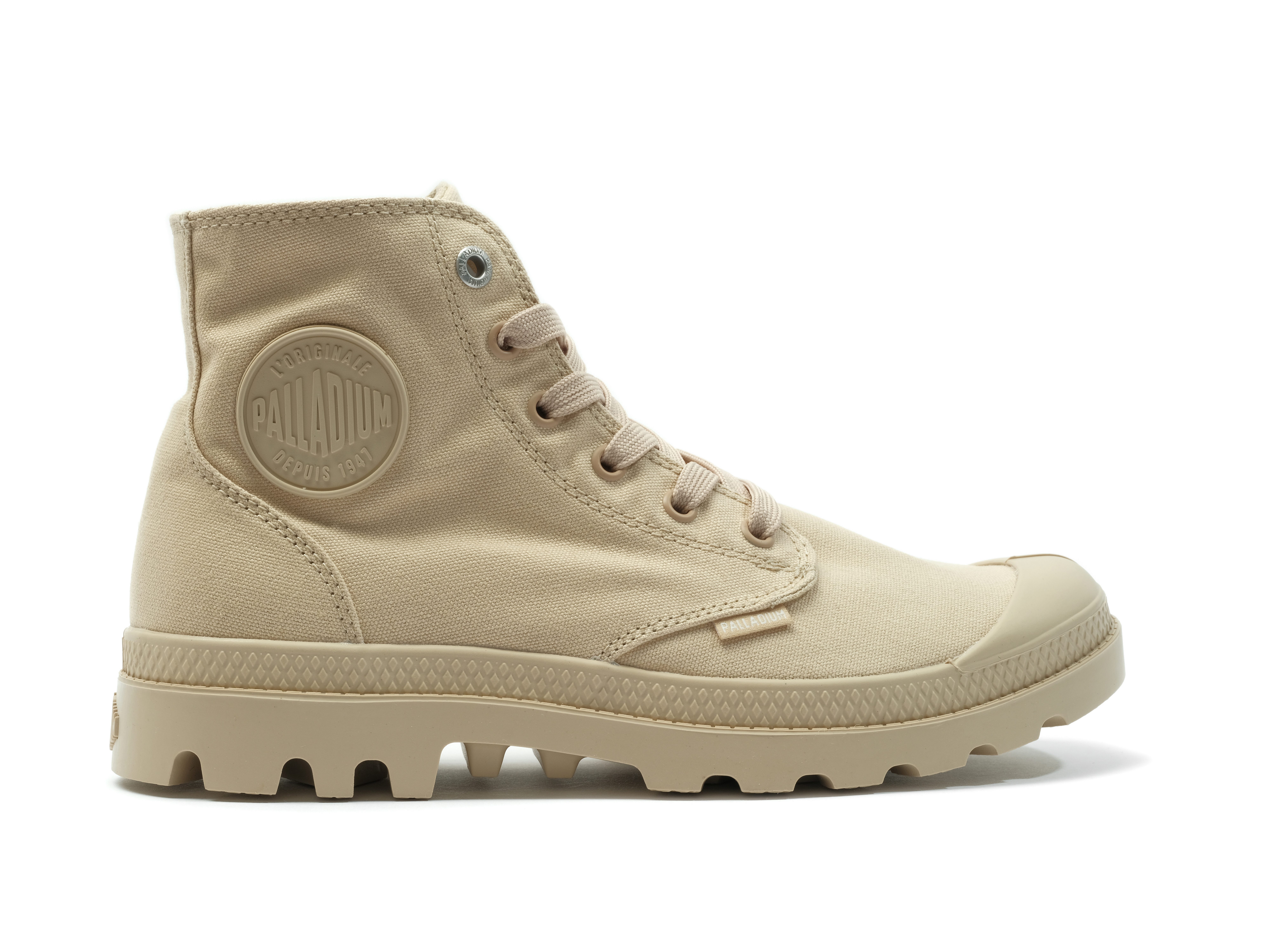 Palladium MONO CHROME Schnürboots Schnürstiefel, Schnürstiefelette aus Canv günstig online kaufen