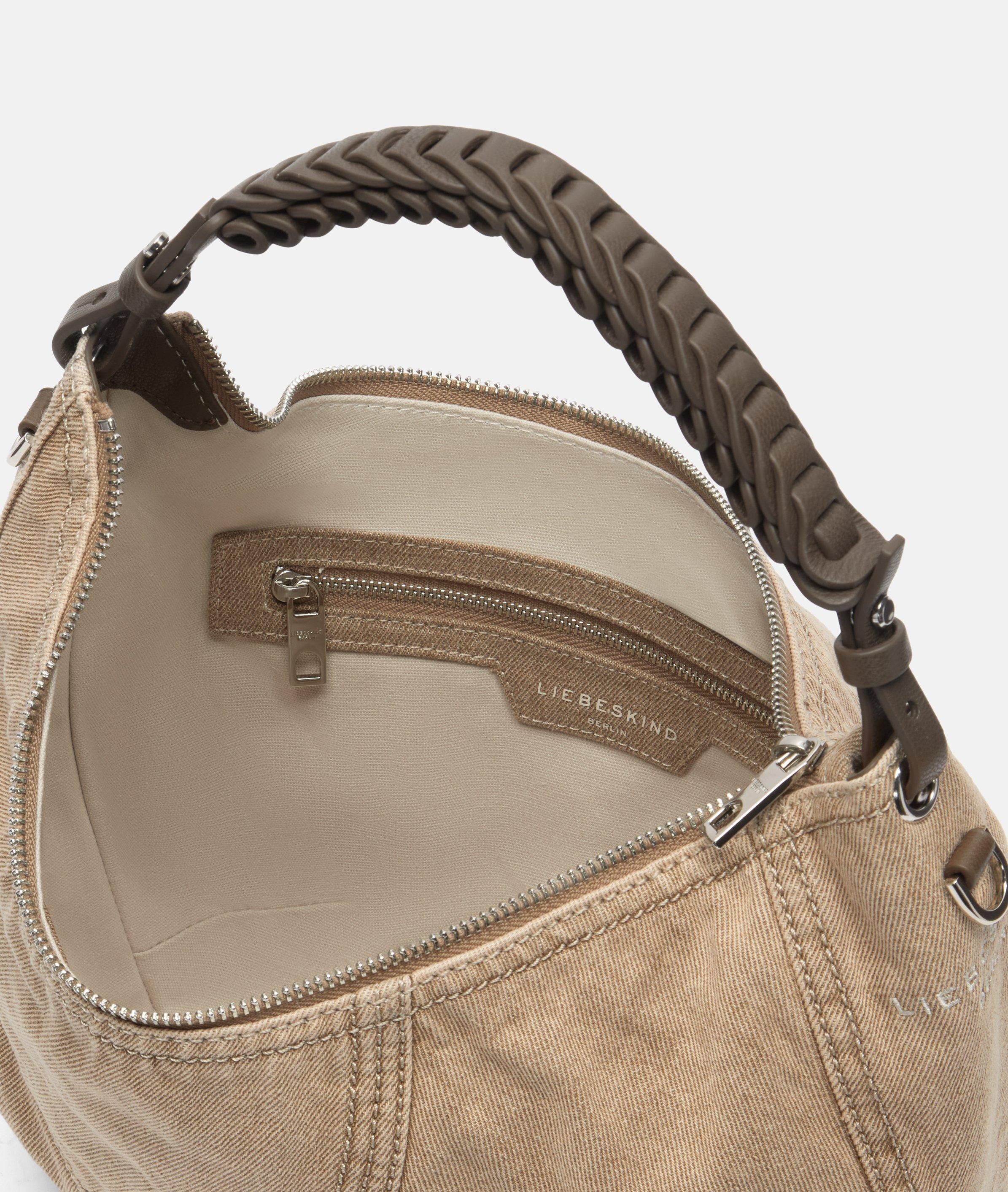 Liebeskind Berlin Schultertasche Hobo, Handliche Hobo-Bag aus Denim