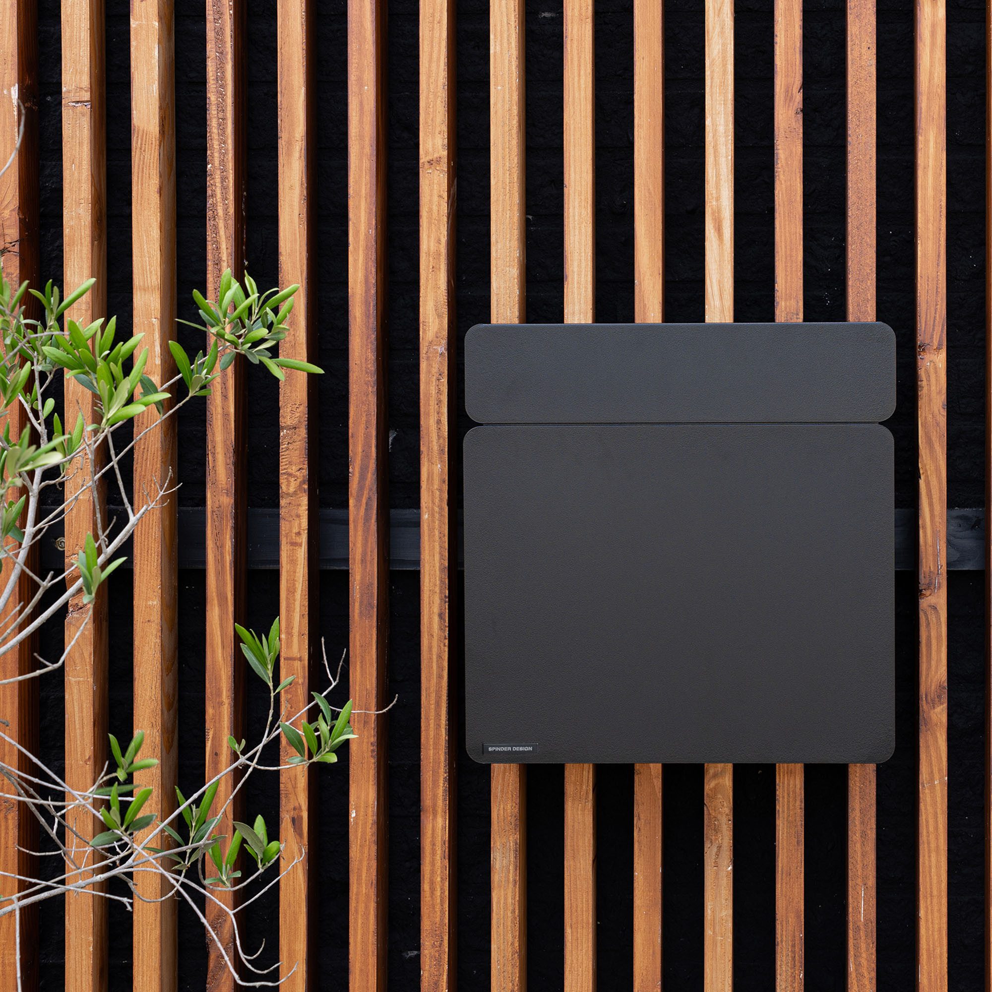 Spinder Design Briefkasten INBOX, Design Briefkasten aus Stahl