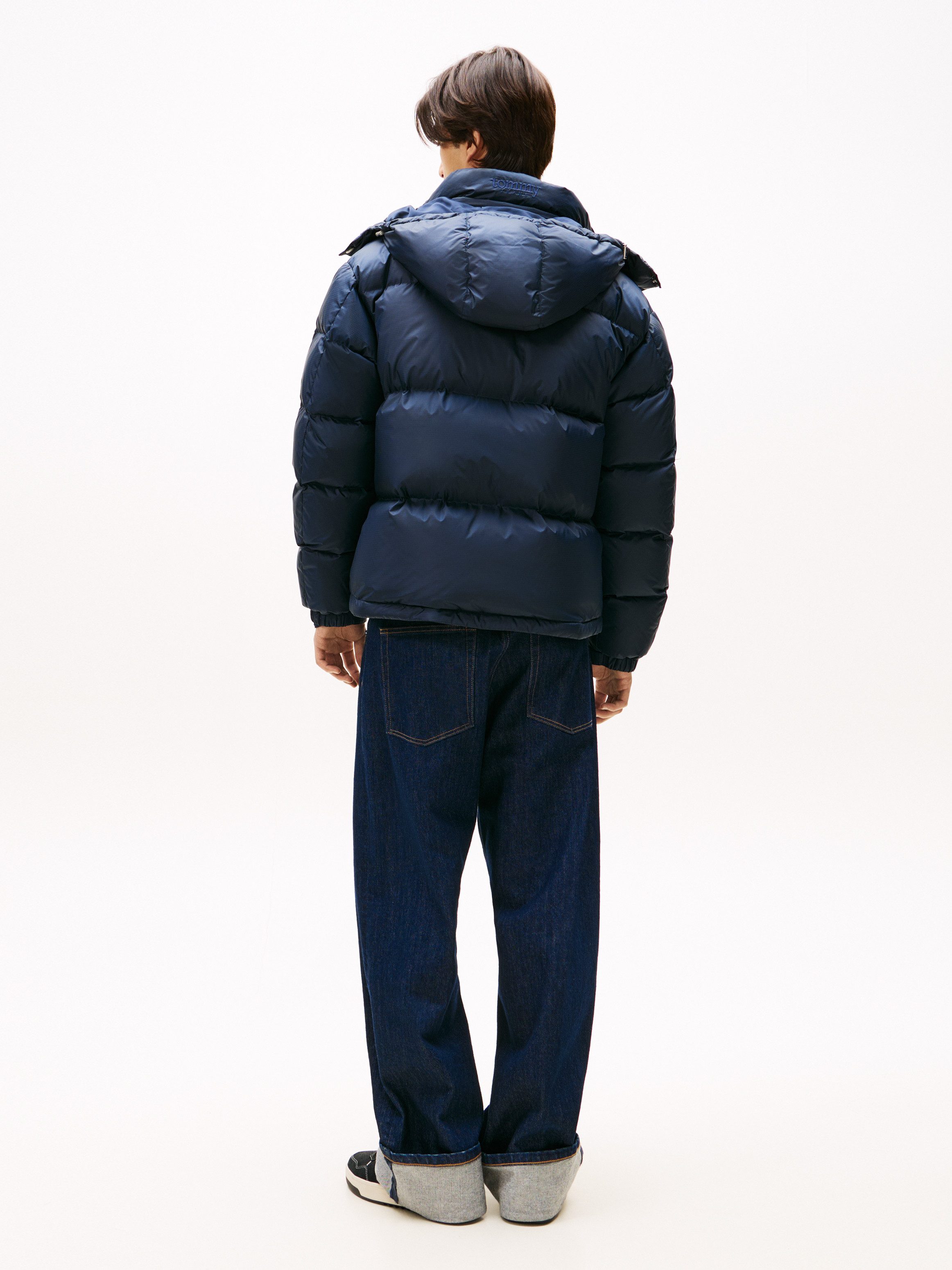 Tommy Jeans Steppjacke ALASKA DOWN PUFFER Übergangsjacke Regular fit mit abnehmbarer Kapuze