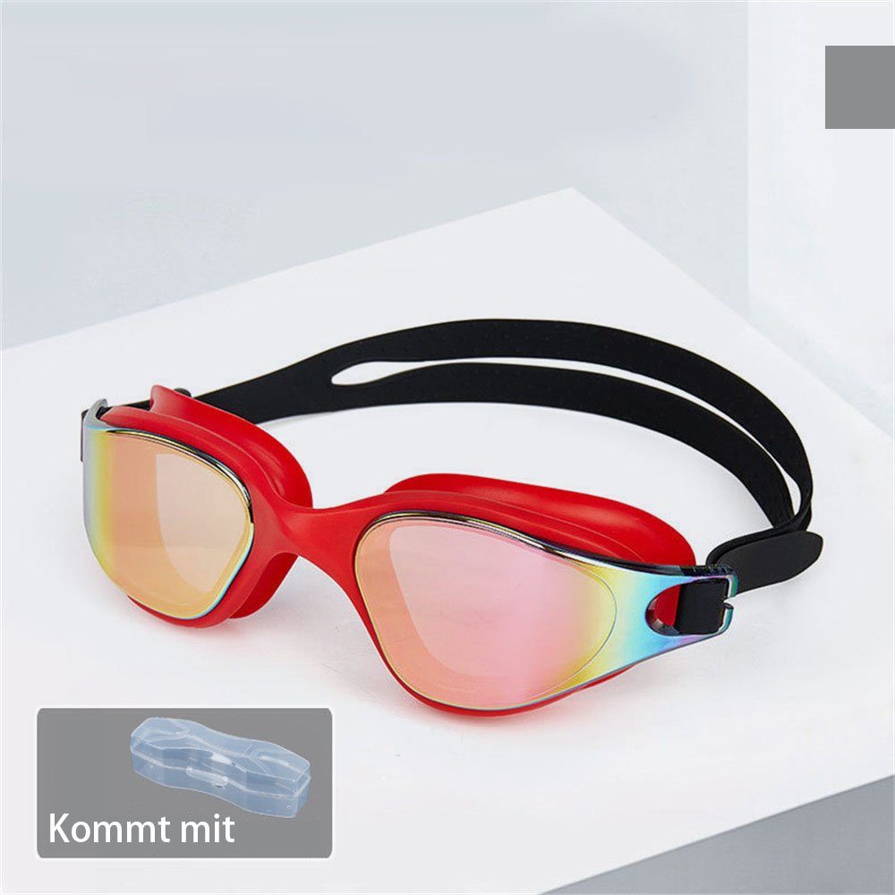 Dsen Schwimmbrille Schwimmbrille unisex, mit Anti-Fog, UV-Schutz Schutzhüllen