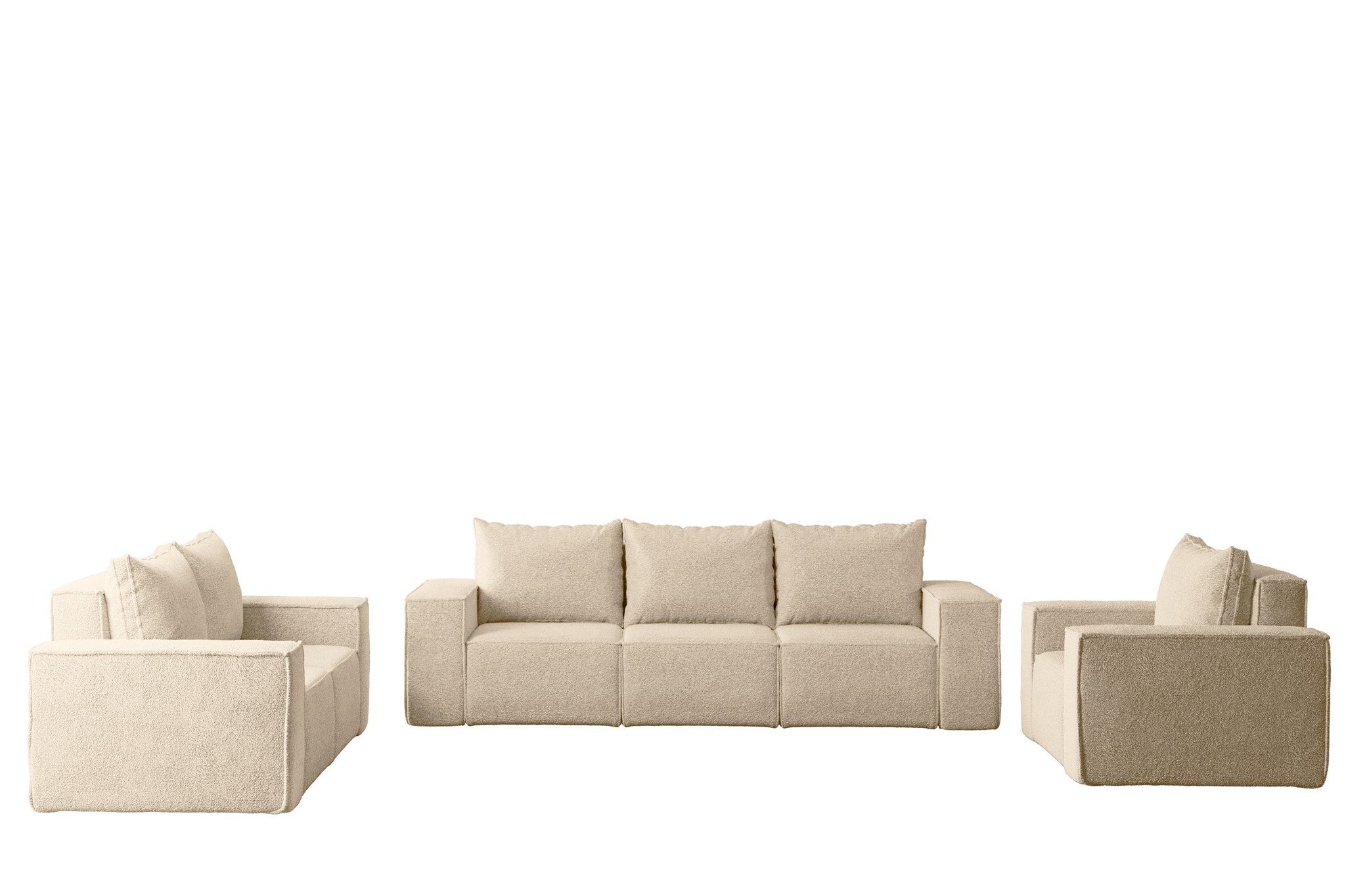 Fun Möbel Polstergarnitur Sofa-Set Designersofa ESTELLE günstig online kaufen