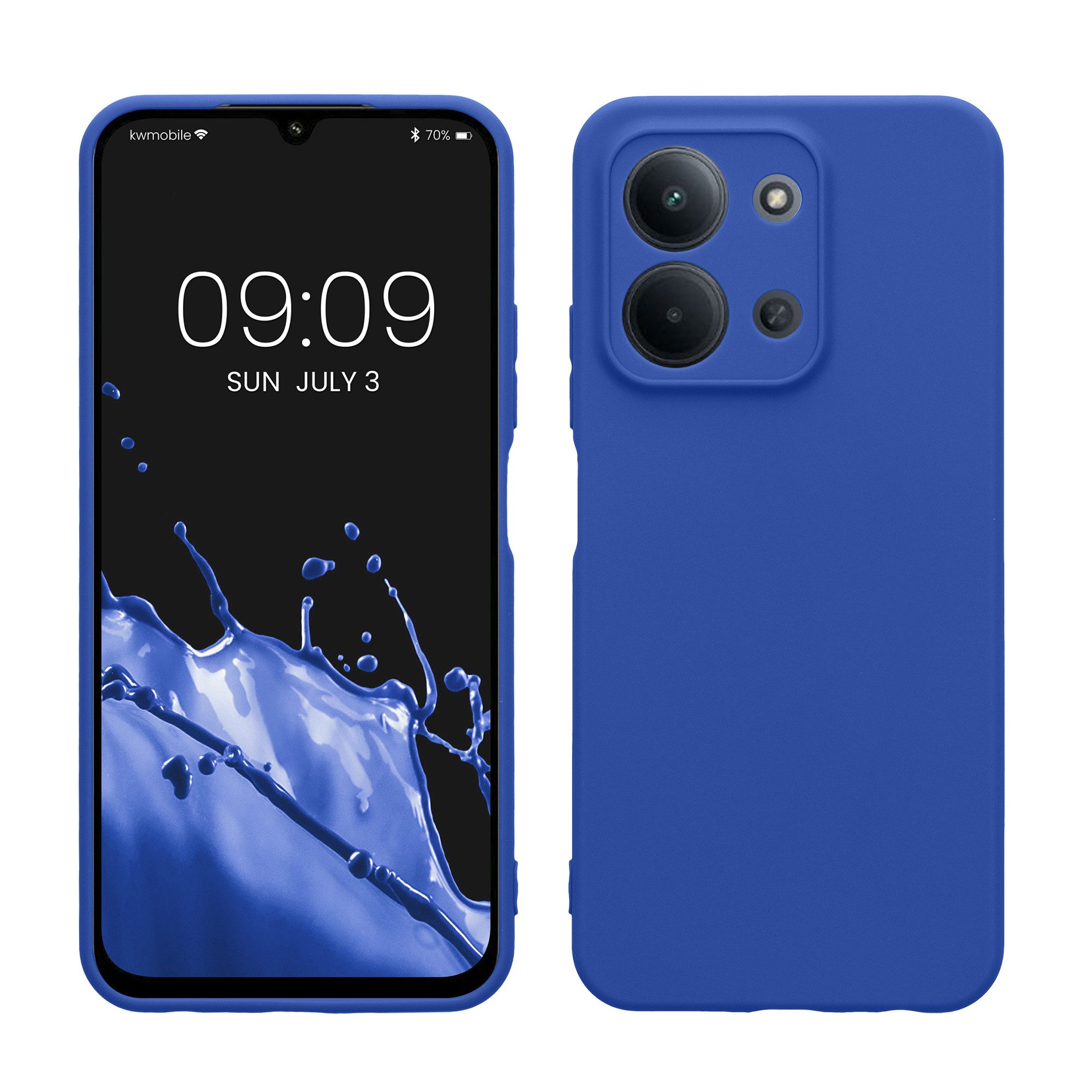 kwmobile Smartphone-Hülle Handyhülle für Xiaomi Redmi 15C / Poco C85 Hülle, Weiches Handy Silikon Case - Schutzhülle Cover