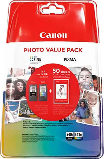 Canon PG-540L+CL-541XL Photo Value Pack Tintenpatrone (Packung)