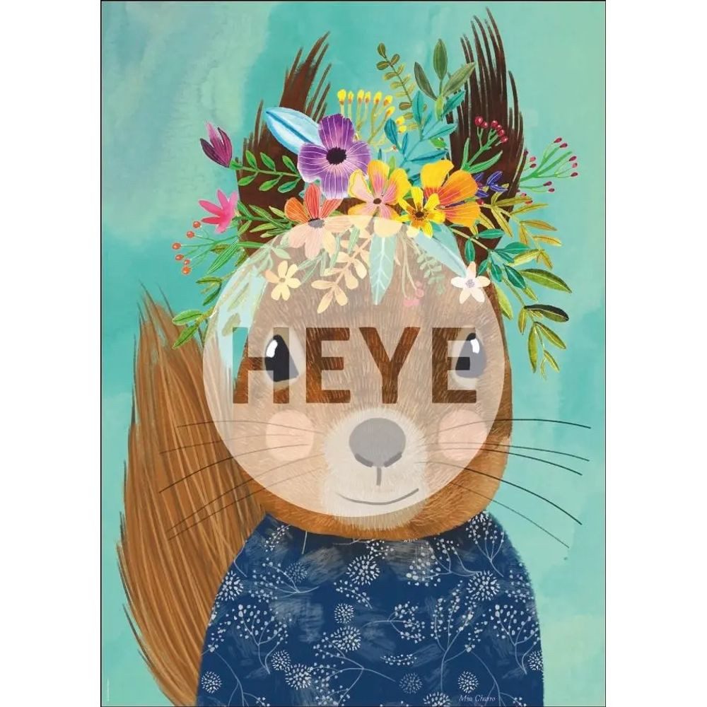 HEYE Puzzle Sweet Squirrel Puzzle 1000 Teile, 1000 Puzzleteile