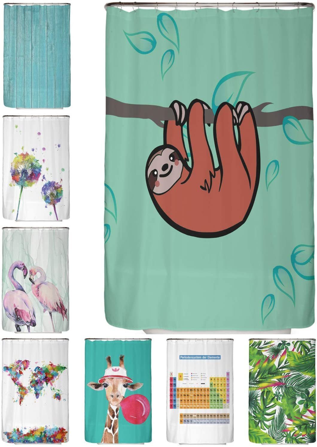 Arteneur Duschvorhang Breite 120 cm, Anti-Schimmel Beschichtet, Beschwerter günstig online kaufen