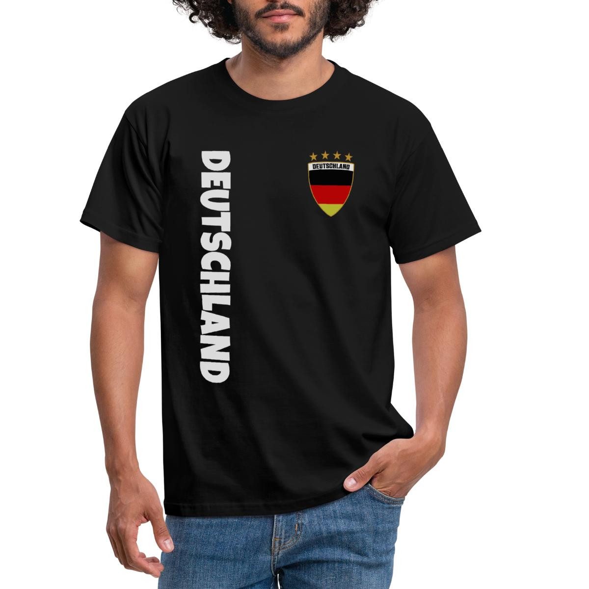 Spreadshirt T-Shirt Deutschland Fan Shirt Männer T-Shirt (1-tlg)