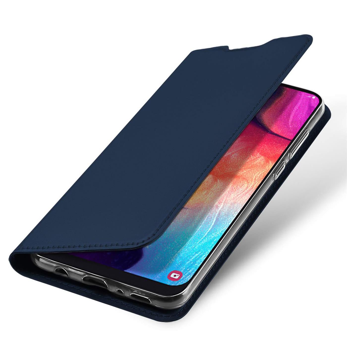 CoolGadget Handyhülle Klapptasche Wallet Kartenfach für Samsung Galaxy A40 5,9 Zoll, Ultra Slim Flip Case Hülle Klapphülle Cover Schutzhülle – Bild 3 von 5