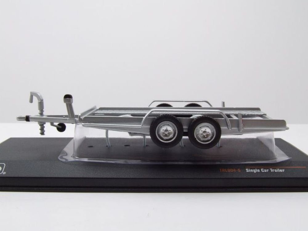 ixo Models Modellauto Anhänger Autoanhänger silber, Maßstab 1:43