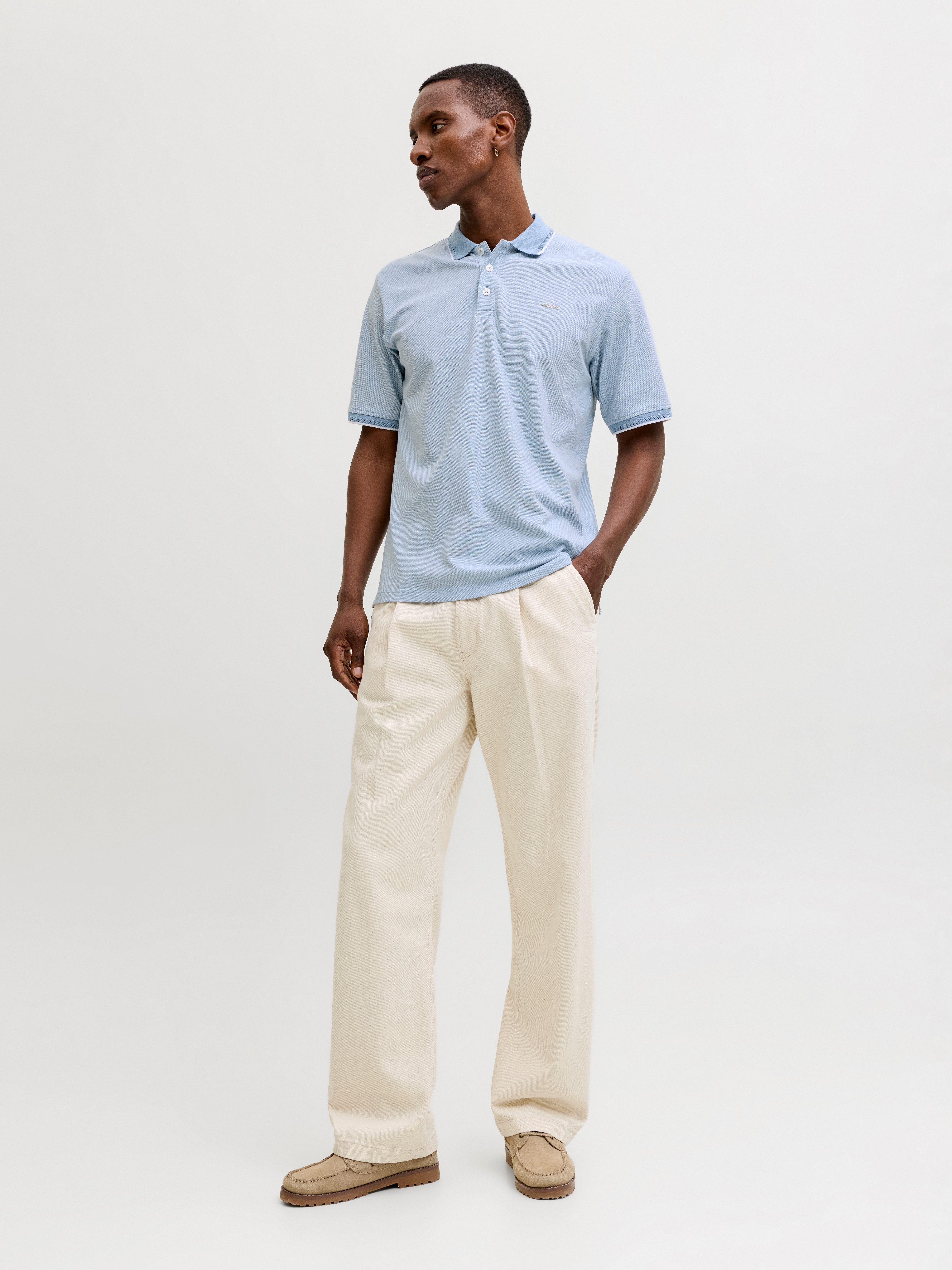 Jack & Jones Poloshirt JPRBLUALVES SS POLO SN mit Logo Stickerei – Bild 5 von 5