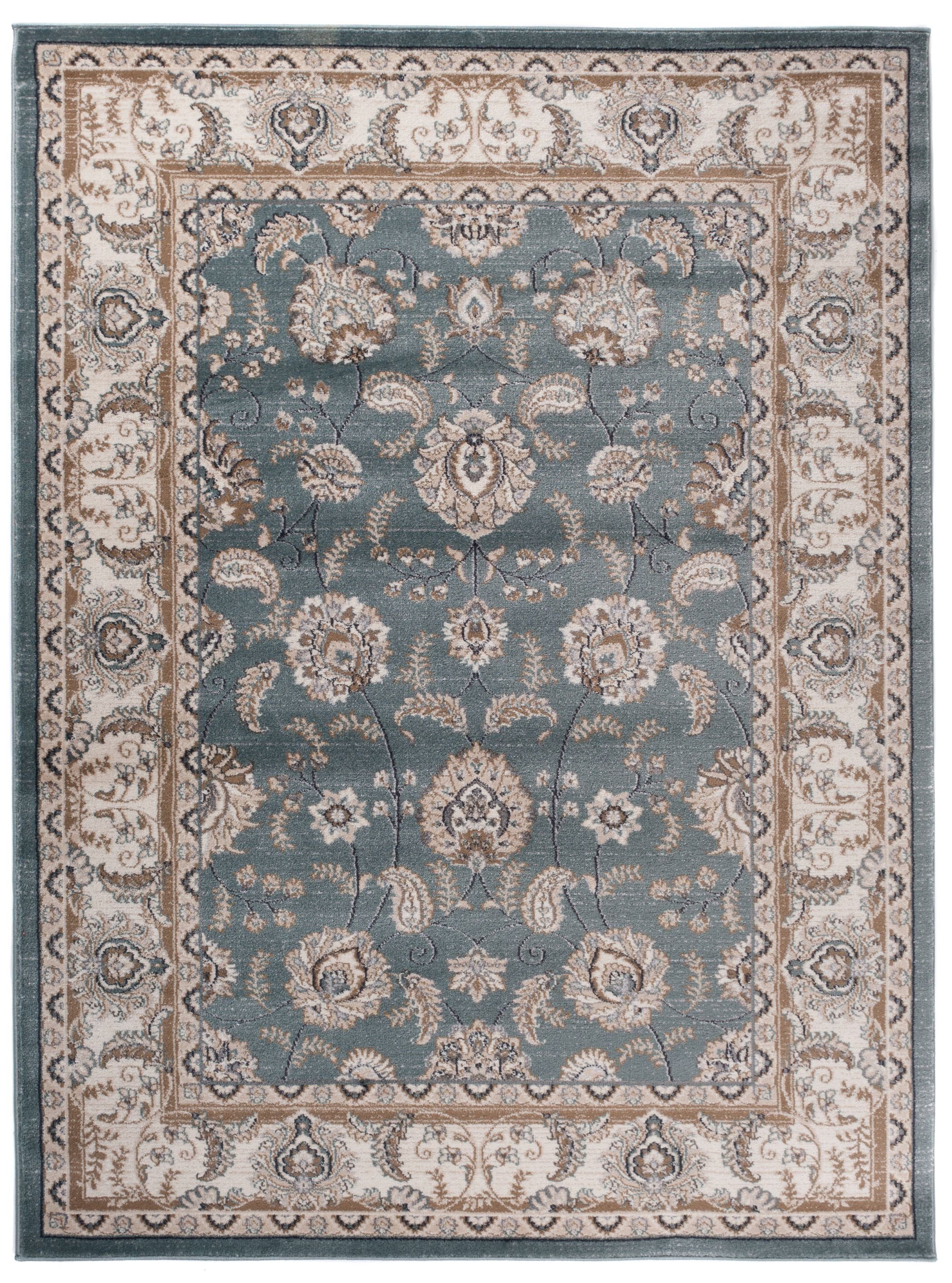 Orientteppich Oriente für 120 Mazovia, Orient Blau, Teppich Teppich Wohnzimmerteppich Pflegeleicht, - cm, Traditioneller Fußbodenheizung, 170 Geeignet x