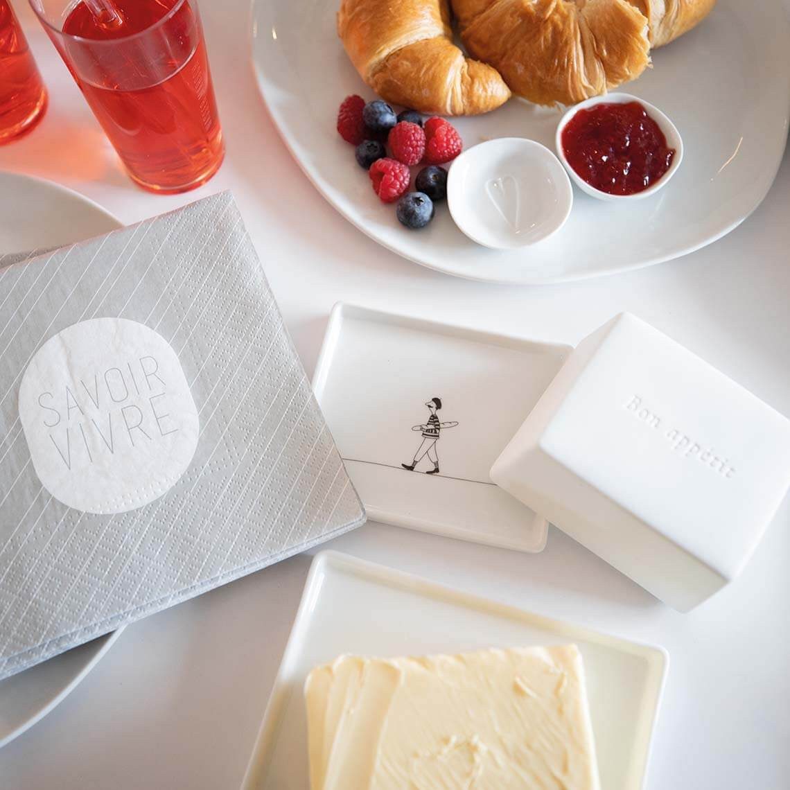 Räder Design Butterdose KLEINE BUTTERDOSE - BON APPÉTIT