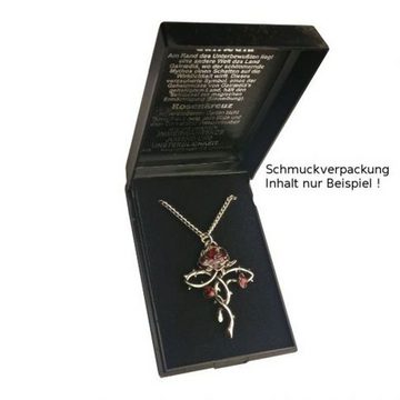 HOPLO Kreuzanhänger Rosenkreuz Anhänger Rose Dornen Galraedia Gothic Mystic + Kette Kreuz