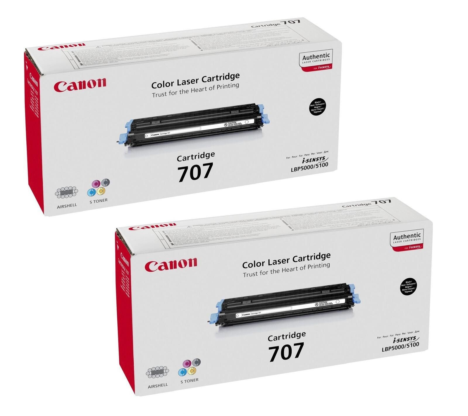 Thumbnail - Canon Tonerkartusche Canon Toner 707BK Doppelpack schwarz