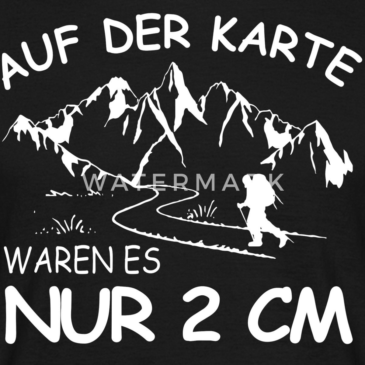 Spreadshirt T-Shirt Wandern Lustiger Spruch Wanderer Berge Geschenk Männer T-Shirt (1-tlg)
